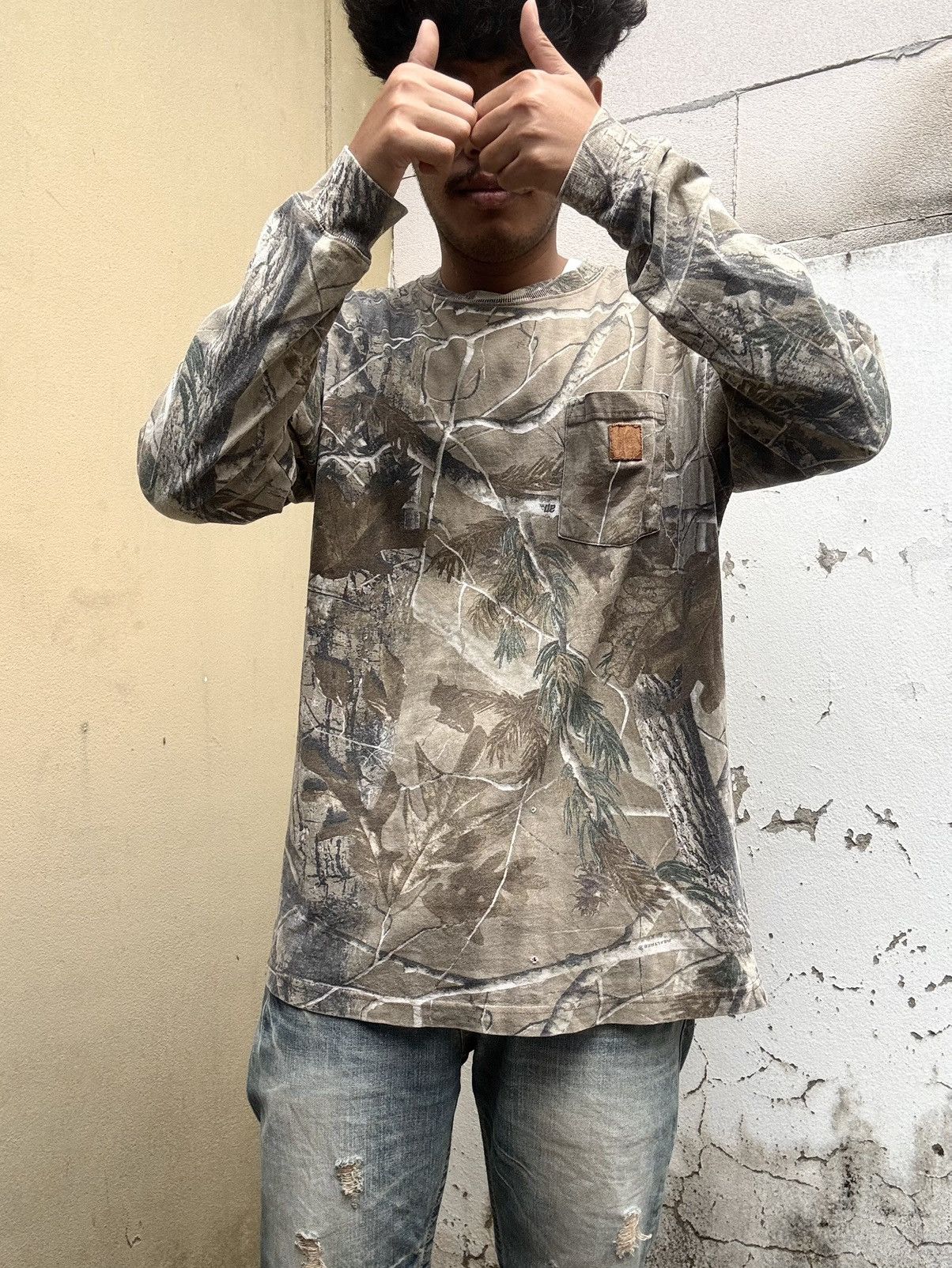 Carhartt Carhartt Realtree Camo Long Sleeve T Shirt Size US L / EU 52-54 / 3 - 8 Thumbnail