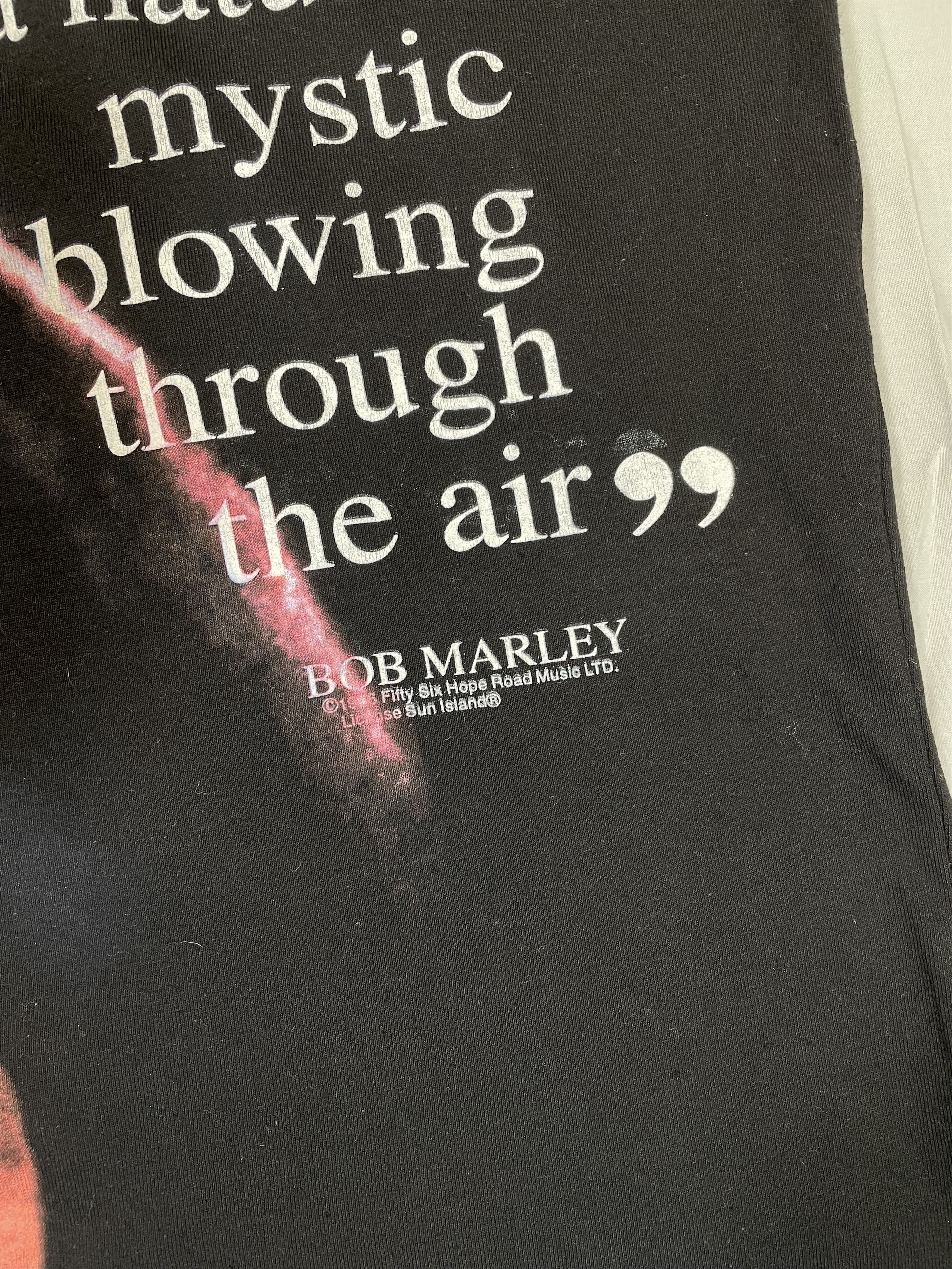 Band Tees × Bob Marley × Vintage VTG 1996 Bob Marley Graphic Band T-Shirt Size US XL / EU 56 / 4 - 5 Thumbnail
