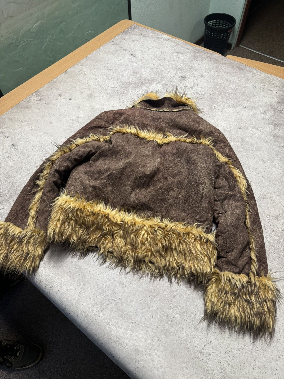 Japanese Brand Vintage Fur Faded Suede LGB Style Jacket Size US S / EU 44-46 / 1 - 3 Thumbnail