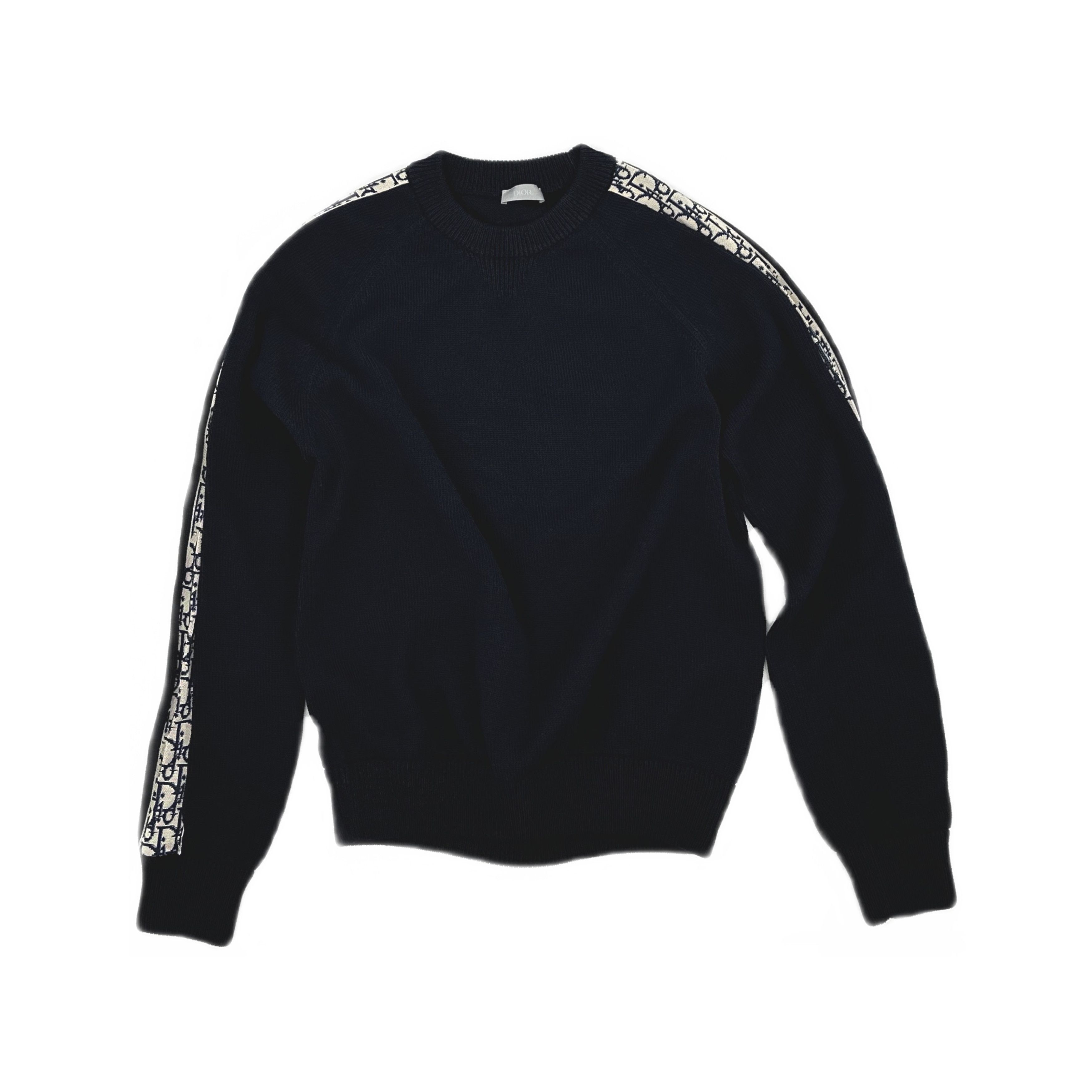 Dior Dior Oblique Sleeve Sweater Size L Size US L / EU 52-54 / 3 - 1 Thumbnail