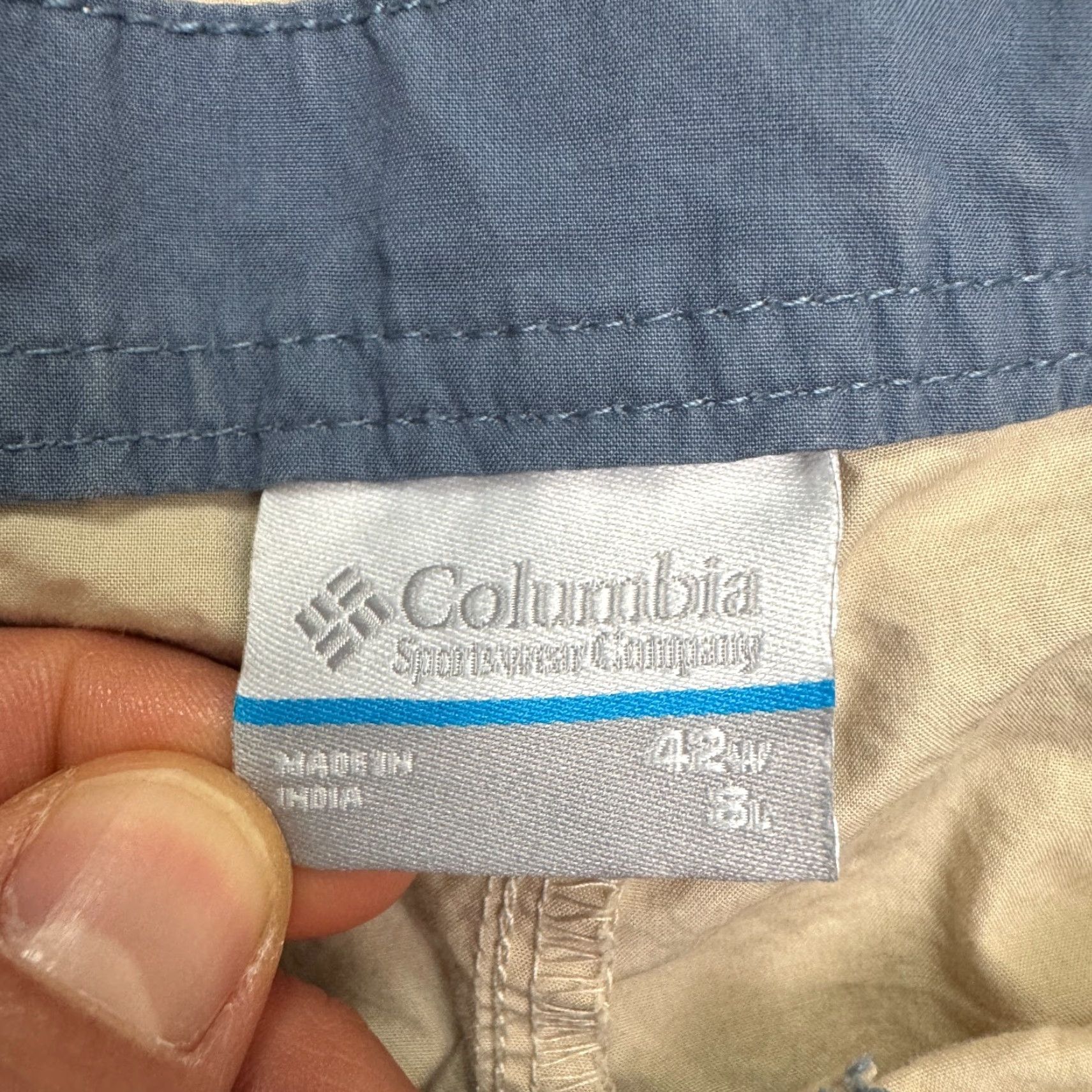 Vintage VINTAGE Columbia Bermuda Shorts Womens Plus 42 Waist 7.5 Inseam Casual Cotton Blend Brown Summer Classic Size 28" / US 6 / IT 42 - 7 Thumbnail