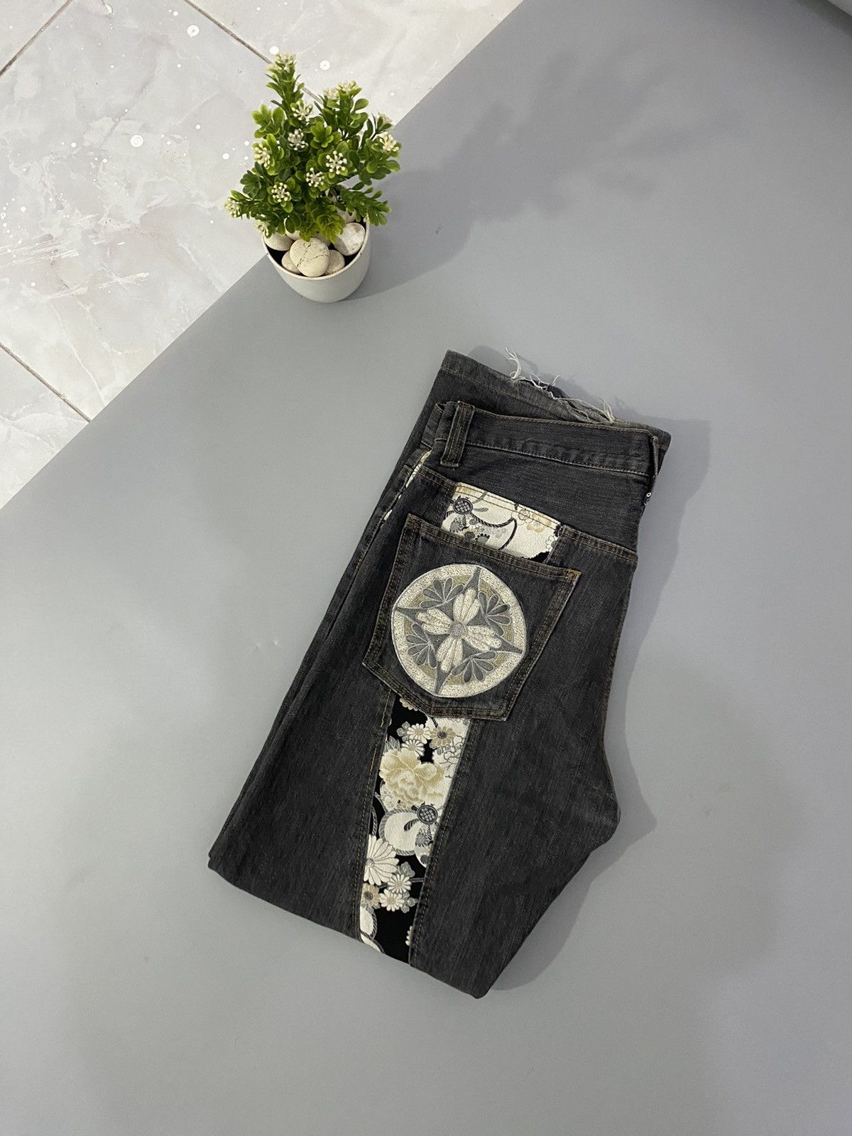 Japanese Brand × Vintage 💥Rare Design💥Karakuri Tamashi Japanese Pants Size US 34 / EU 50 - 20 Thumbnail