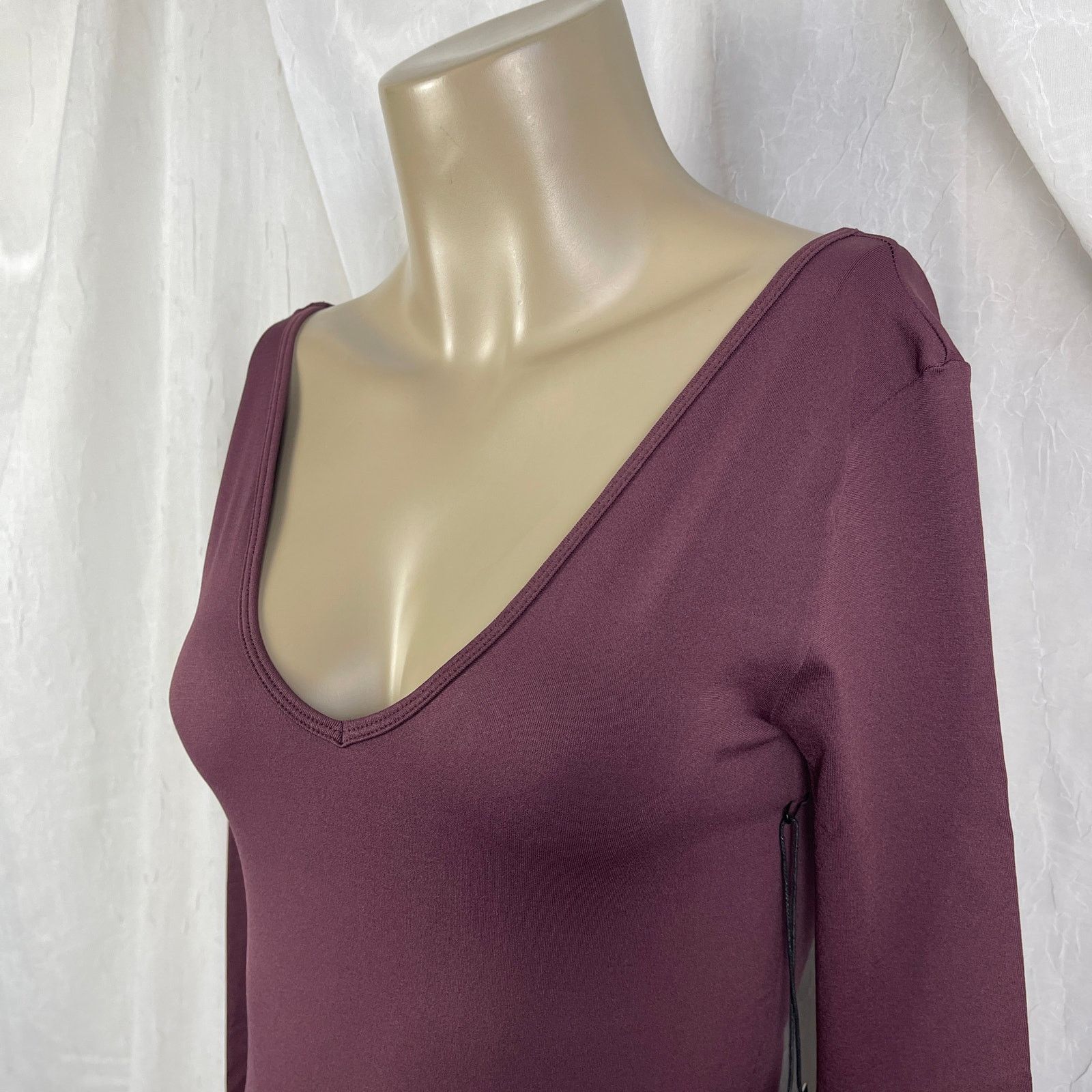 Forever 21 Forever 21 Sculpt Butter Seamless Thong Bodysuit V Purple S Size S / US 4 / IT 40 - 5 Thumbnail