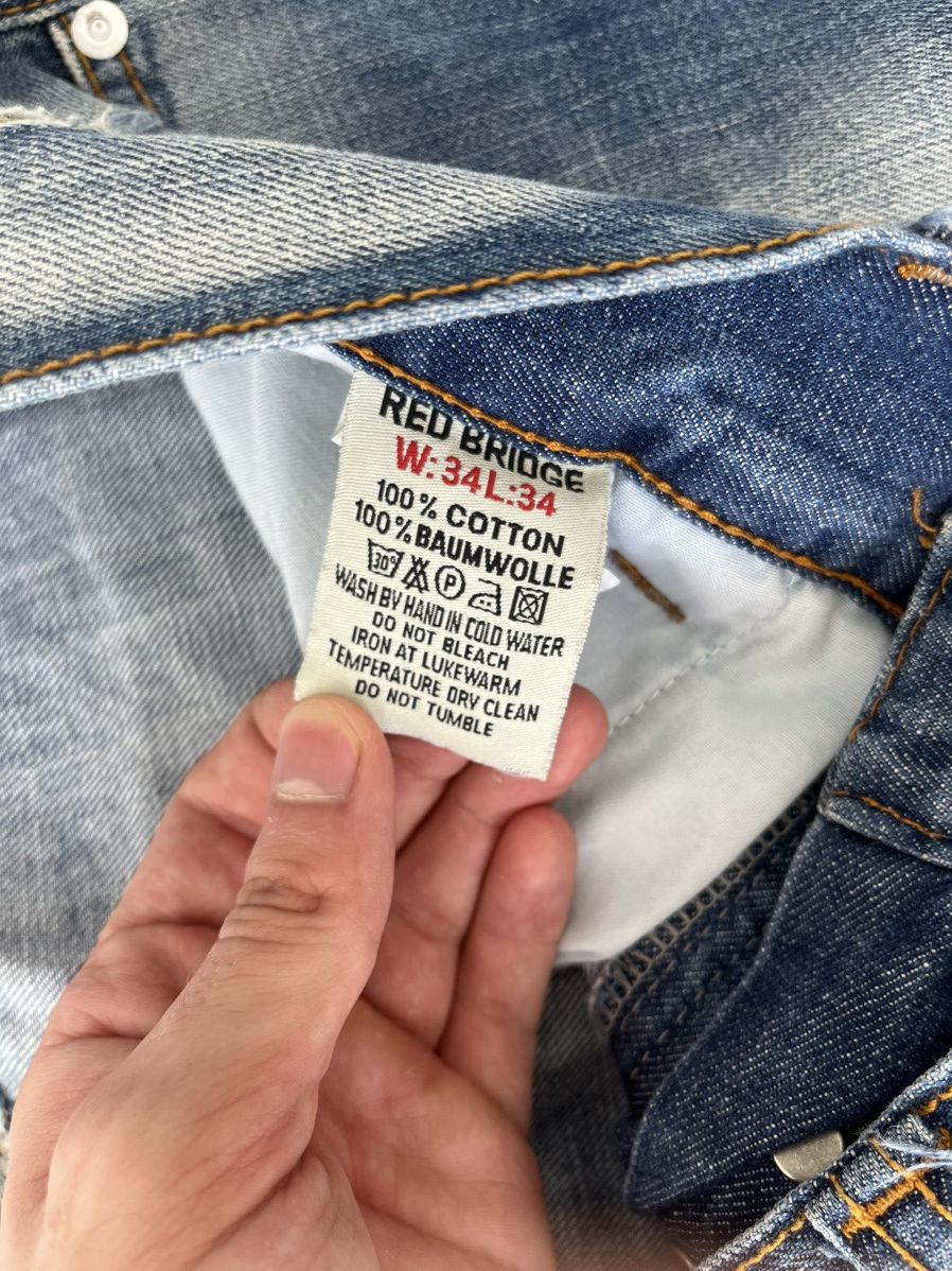 If Six Was Nine Vintage distressed Japanese jeans Musidor Rolling Stones y2k Size US 34 / EU 50 - 9 Thumbnail