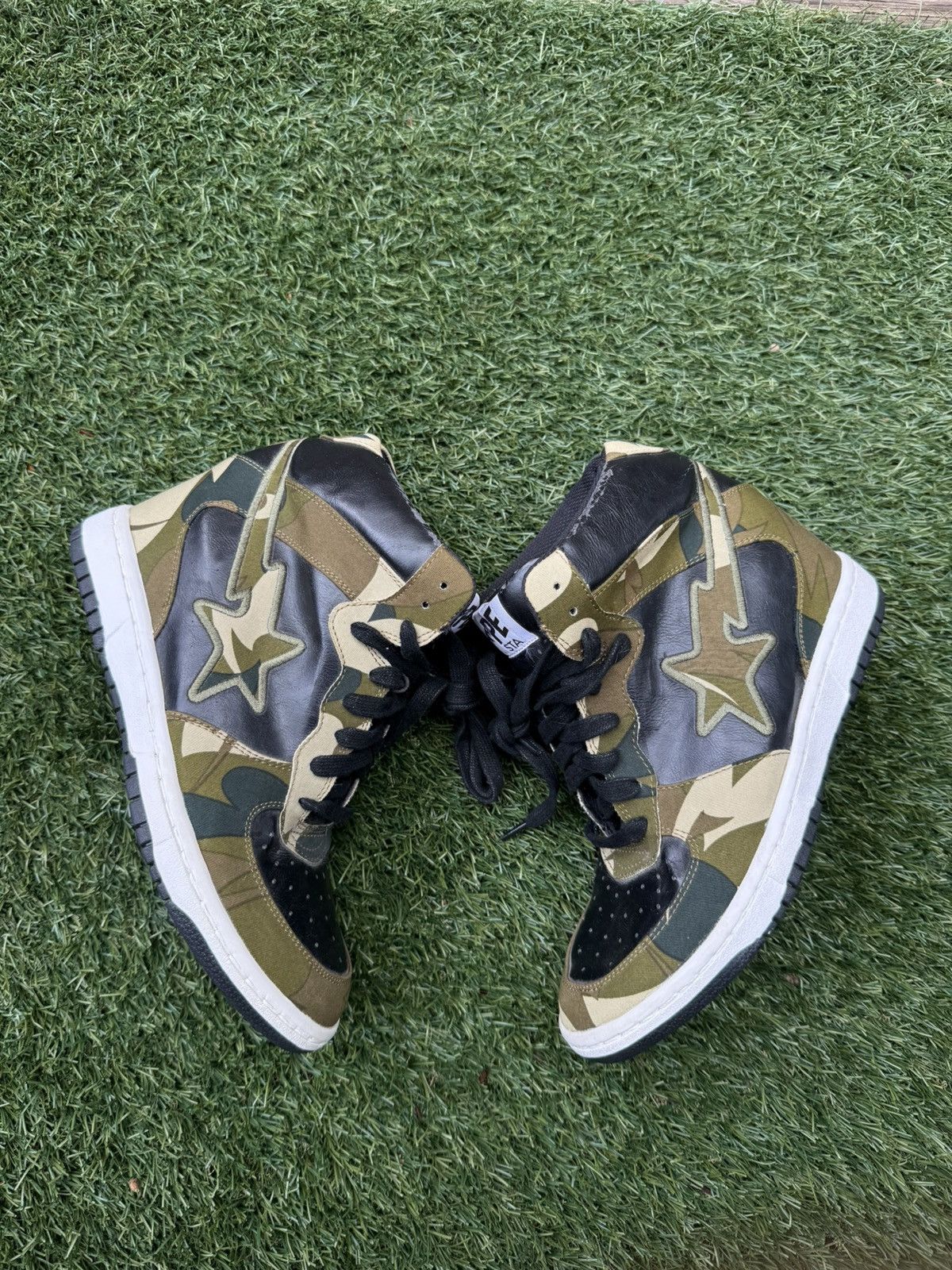 Bape A Bathing Ape BAPE STA HI Camo Black Sneakers Size 5.5 Size US 5.5 / IT 35.5 - 1 Thumbnail