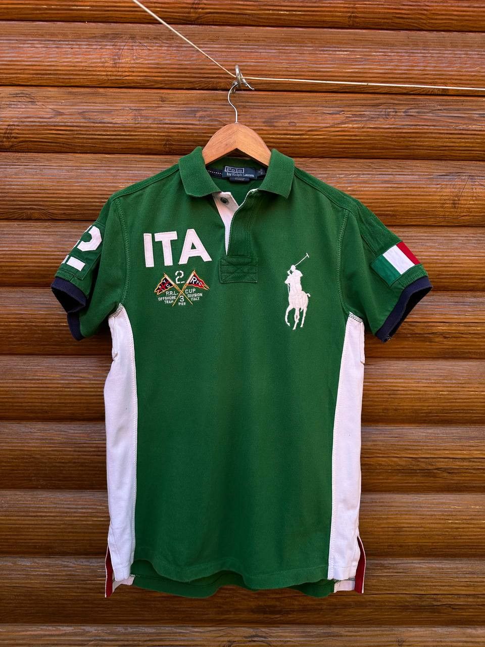 Ralph Lauren／ヴィンテージプリントタイ／グリーン／Italy製 Polo Ralph Lauren Italy #10 Chief Keef Polo Shirt PRL Big Pony | eBay