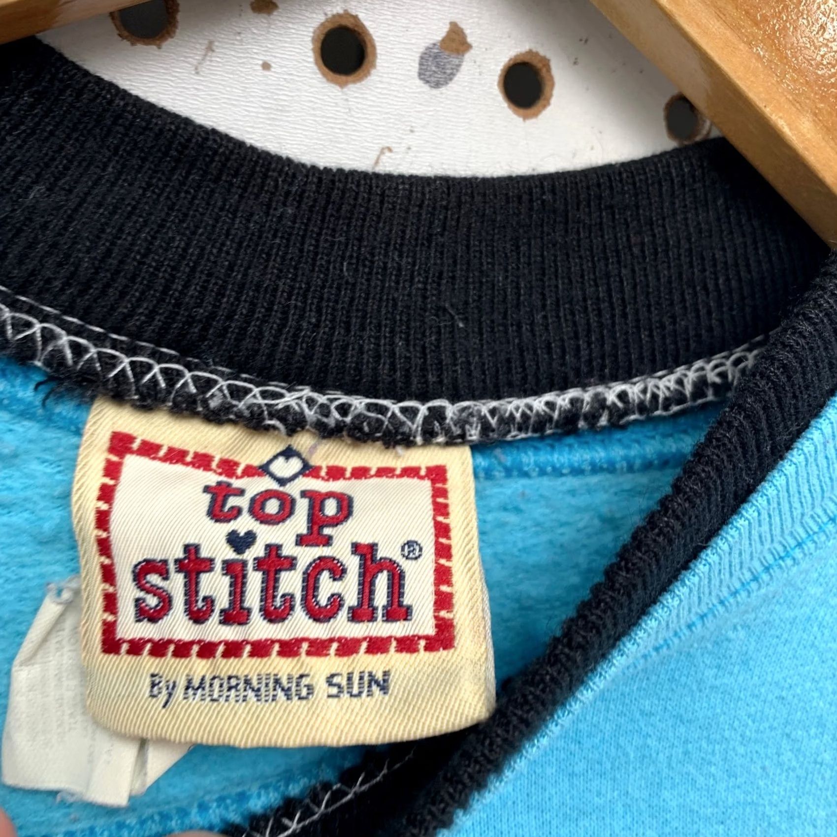 Vintage VINTAGE Top Stitch Cat Sweatshirt Women L Blue Morning Sun Embroidered Kitty 90s Cat Size L / US 10 / IT 46 - 3 Thumbnail