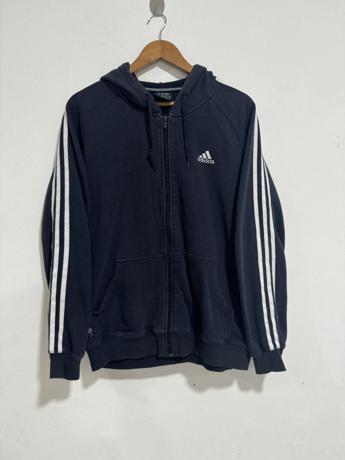 Adidas × Vintage Vintage Adidas Hooded Track Jacket Size US M / EU 48-50 / 2 - 1 Thumbnail