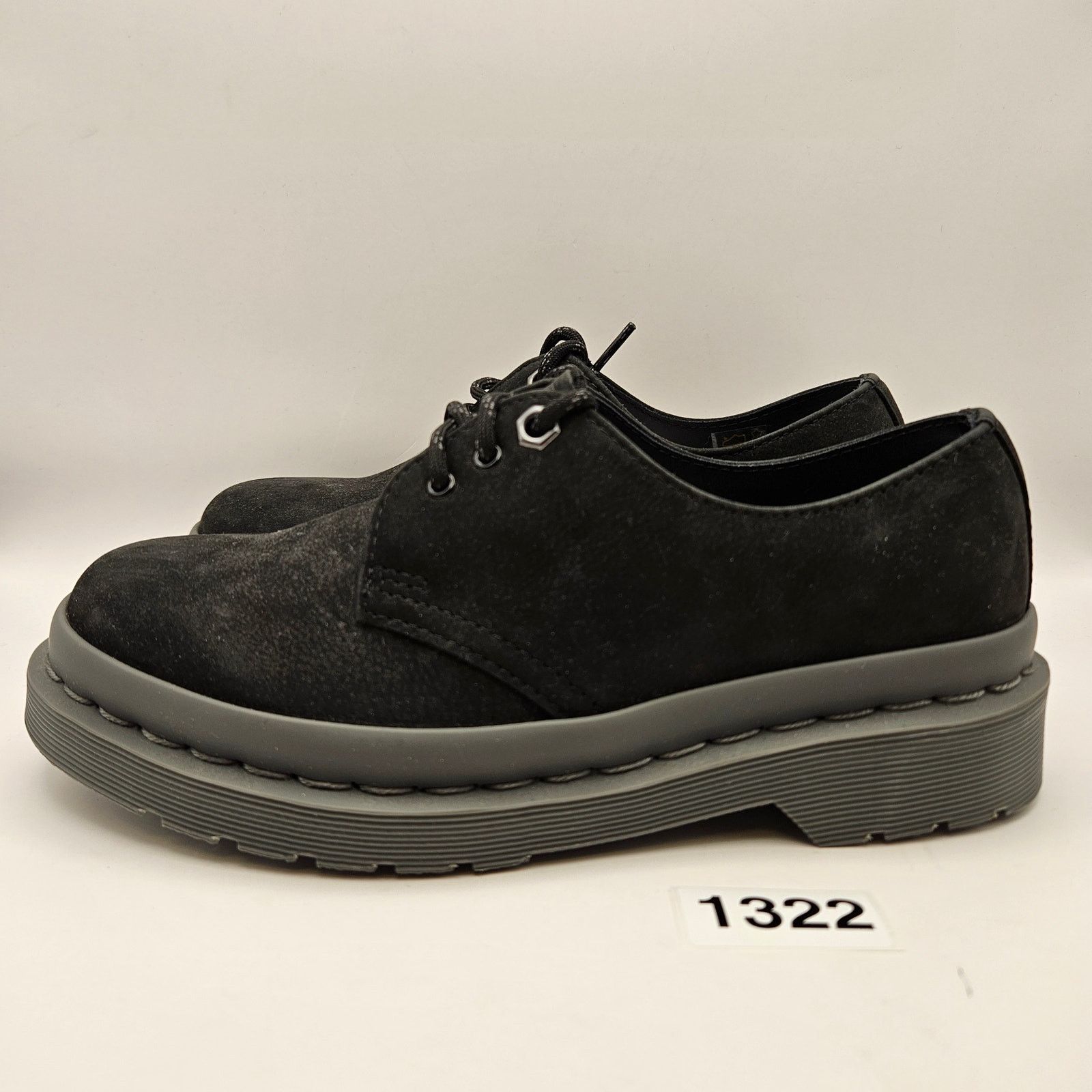 Dr. Martens DR. MARTEN'S WOMEN'S 6 NUBUCK 1461 BLACK SUEDE OXFORD NWOB Size US 6 / IT 36 - 2 Thumbnail