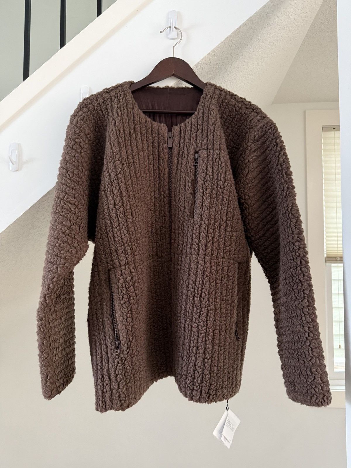 Homme Plisse Issey Miyake Fleece Pleats Jacket Size 3 Size US M / EU 48-50 / 2 - 1 Thumbnail