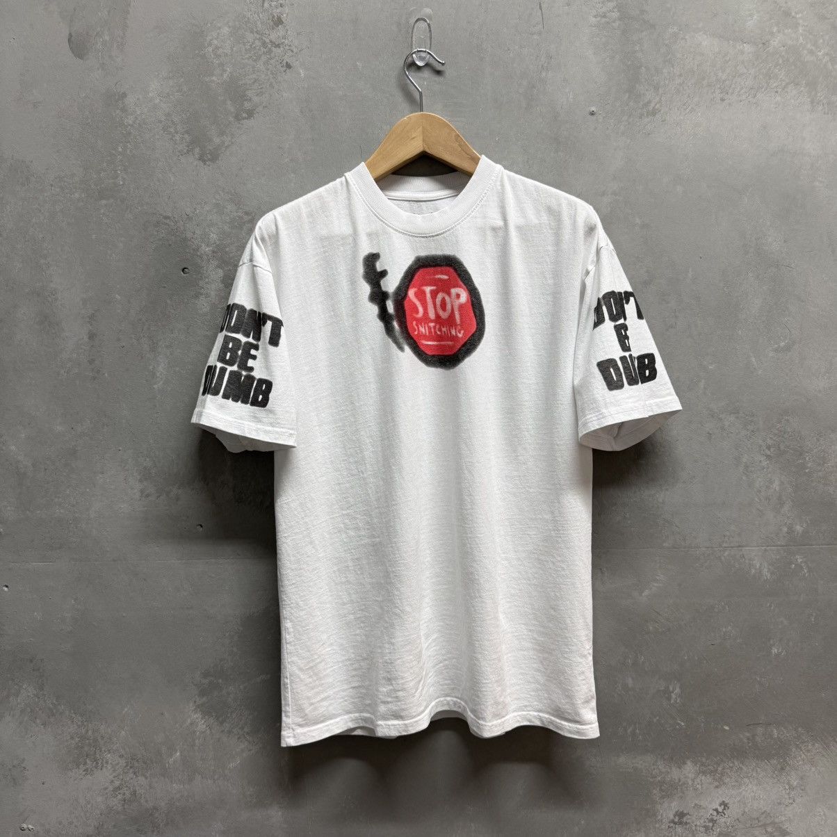 A$AP Rocky A$AP Rocky AWGE ”Stop Snitching” "Don't Be Dumb" Crash Dummy Size US L / EU 52-54 / 3 - 2 Thumbnail