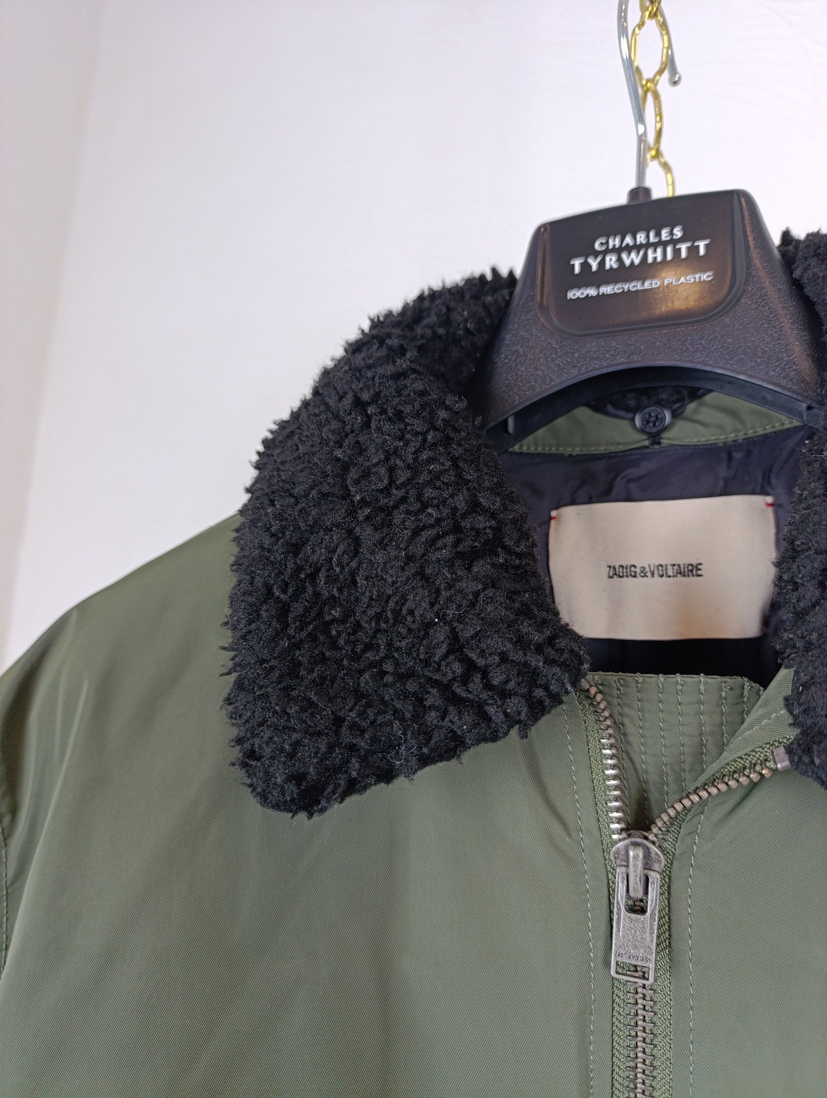 Zadig & Voltaire ZADIG VOLTAIRE MENS MATE NYLON TWILL BOMBER JACKET Size US XL / EU 56 / 4 - 4 Thumbnail
