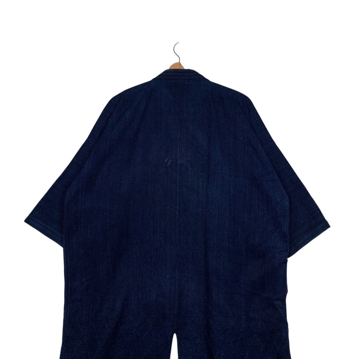Indigo Vintage 90's Blue Indigo Traditional Japan Kimono #2241-C99 Size US L / EU 52-54 / 3 - 8 Thumbnail