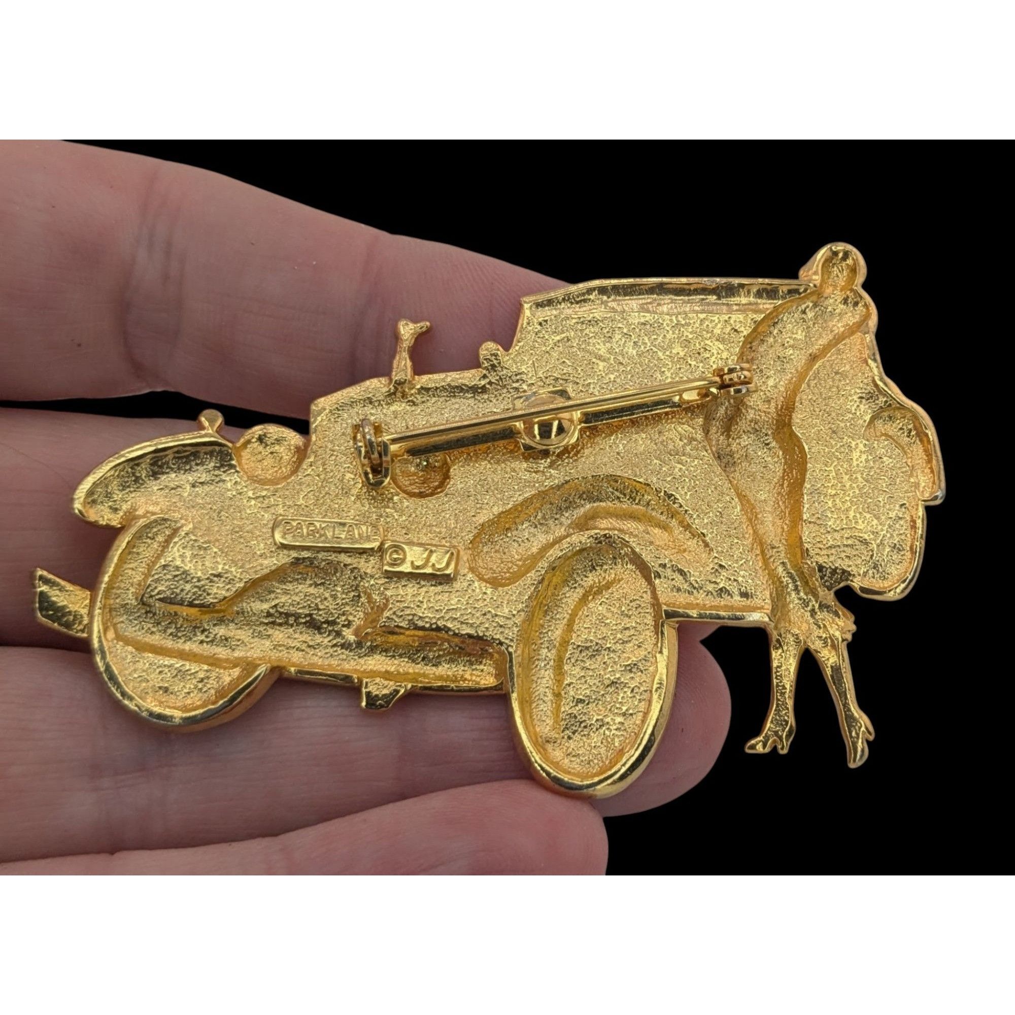 Other Vintage Parklane Jonette Jewelry Car With Flapper Brooch Size ONE SIZE - 3 Thumbnail