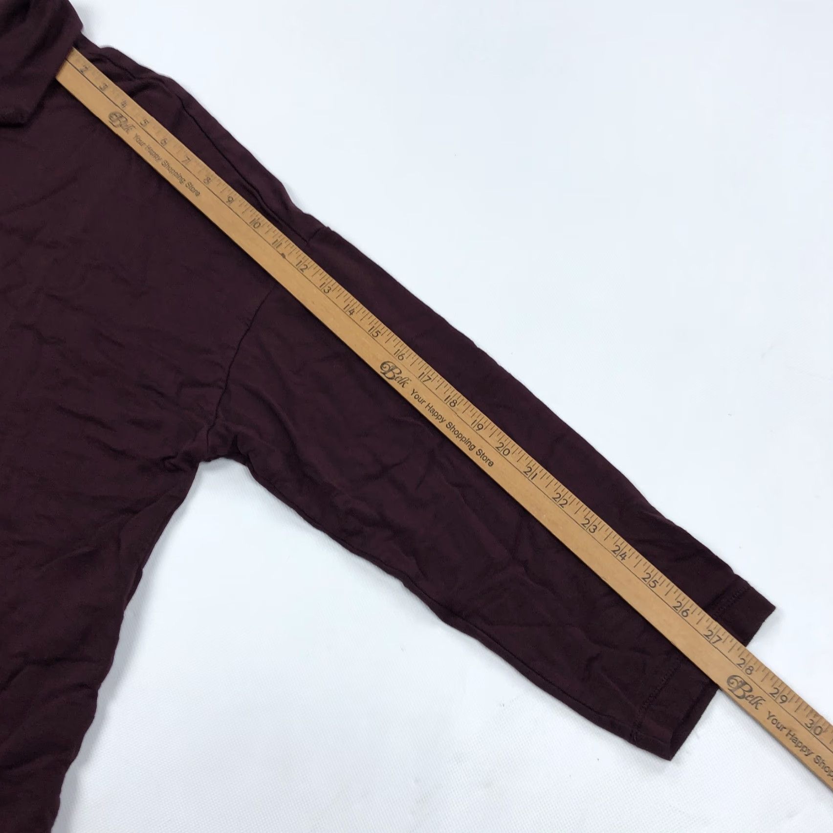 Vintage VINTAGE Pure Jill Tranquility Fleece Button Collar Tunic Top Women's 3X Burgundy Size XXL / US 16-18 / IT 52-54 - 6 Thumbnail