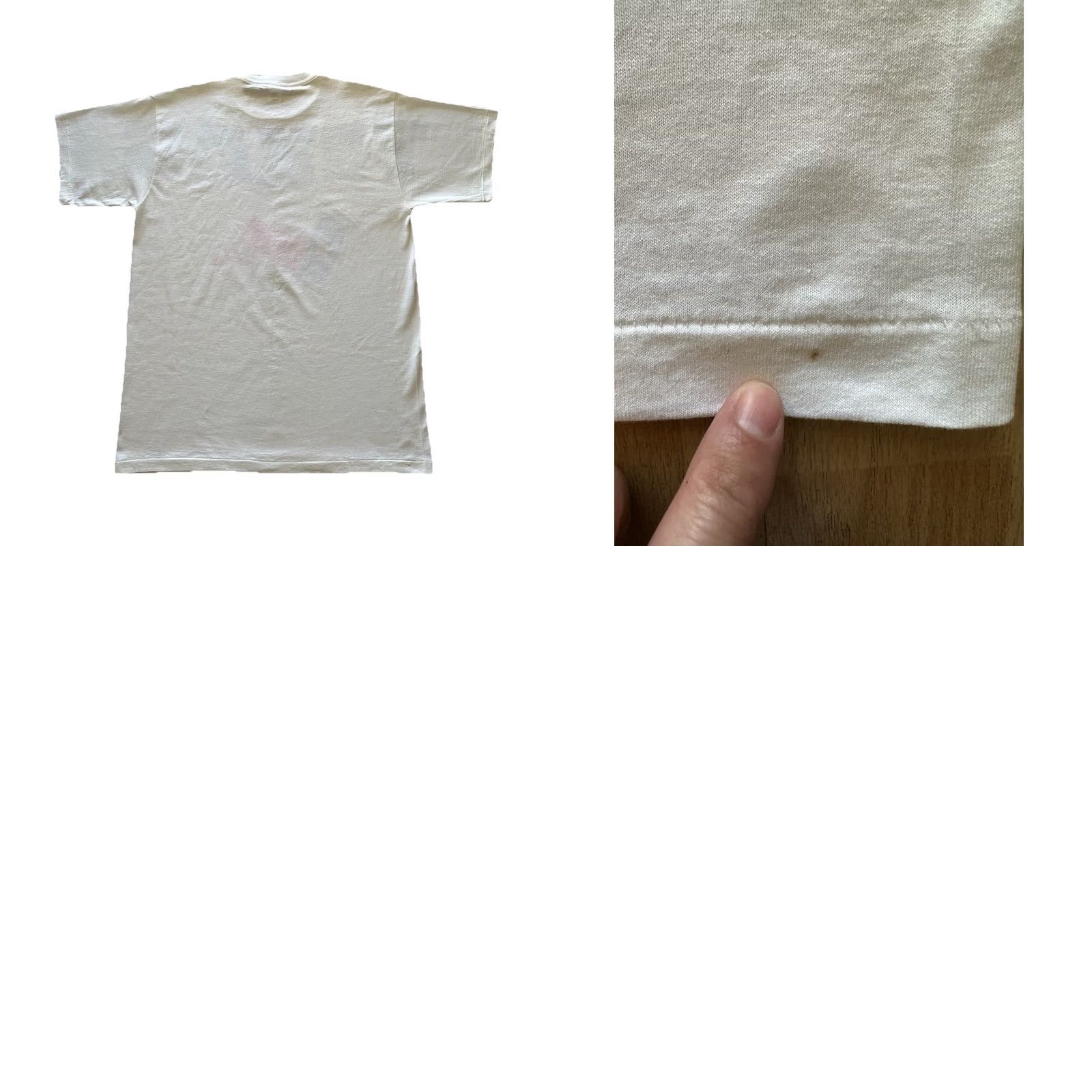 Logo 7 VINTAGE 90s Texas Spellout Big Center Logo Graphic White Single Stitch Tee XL US Mens T-Shirt Size US XL / EU 56 / 4 - 8 Thumbnail
