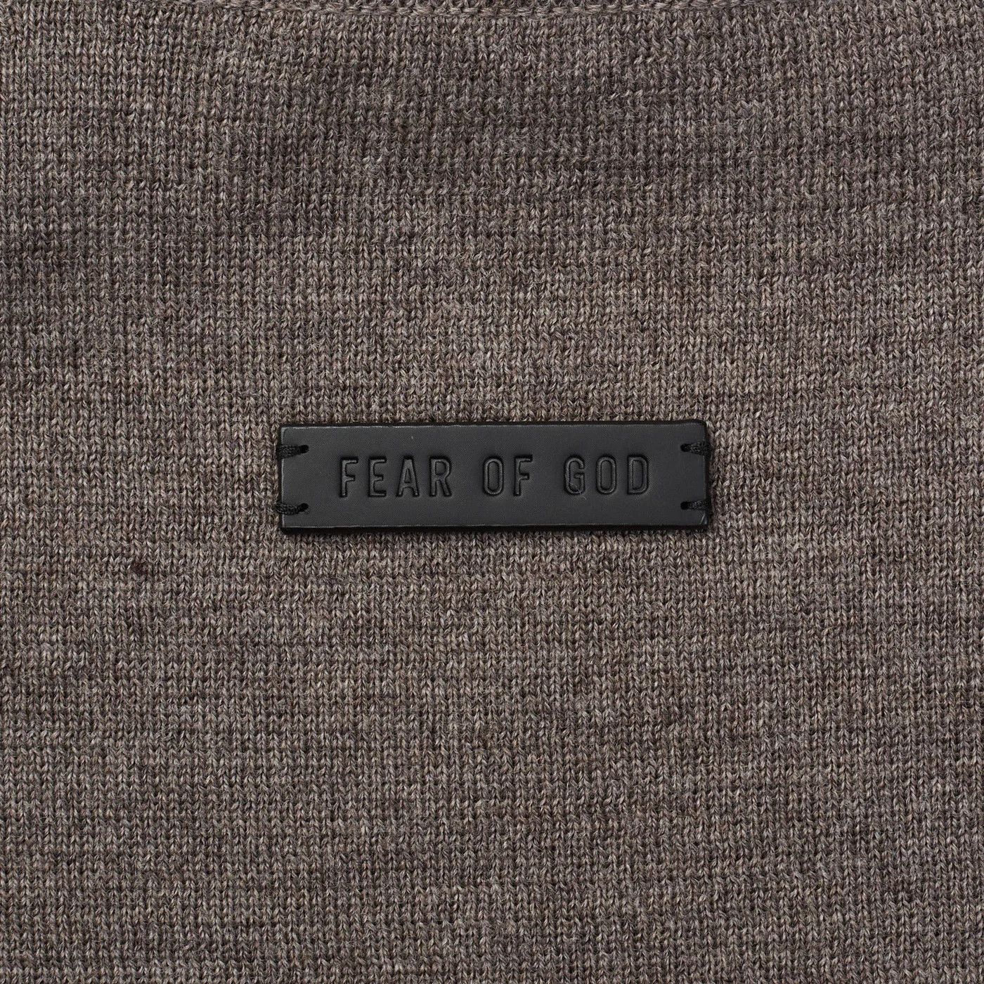 Fear of God FEAR OF GOD Gray Virgin Wool Knit Turtleneck Sweater Size US L / EU 52-54 / 3 - 3 Thumbnail