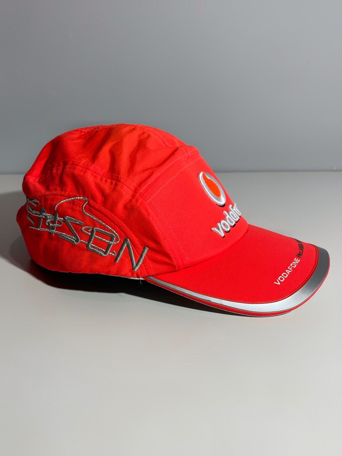 Mercedes-Benz Vintage Vodafone McLaren Mercedes 5 panel Cap Size ONE SIZE - 2 Thumbnail