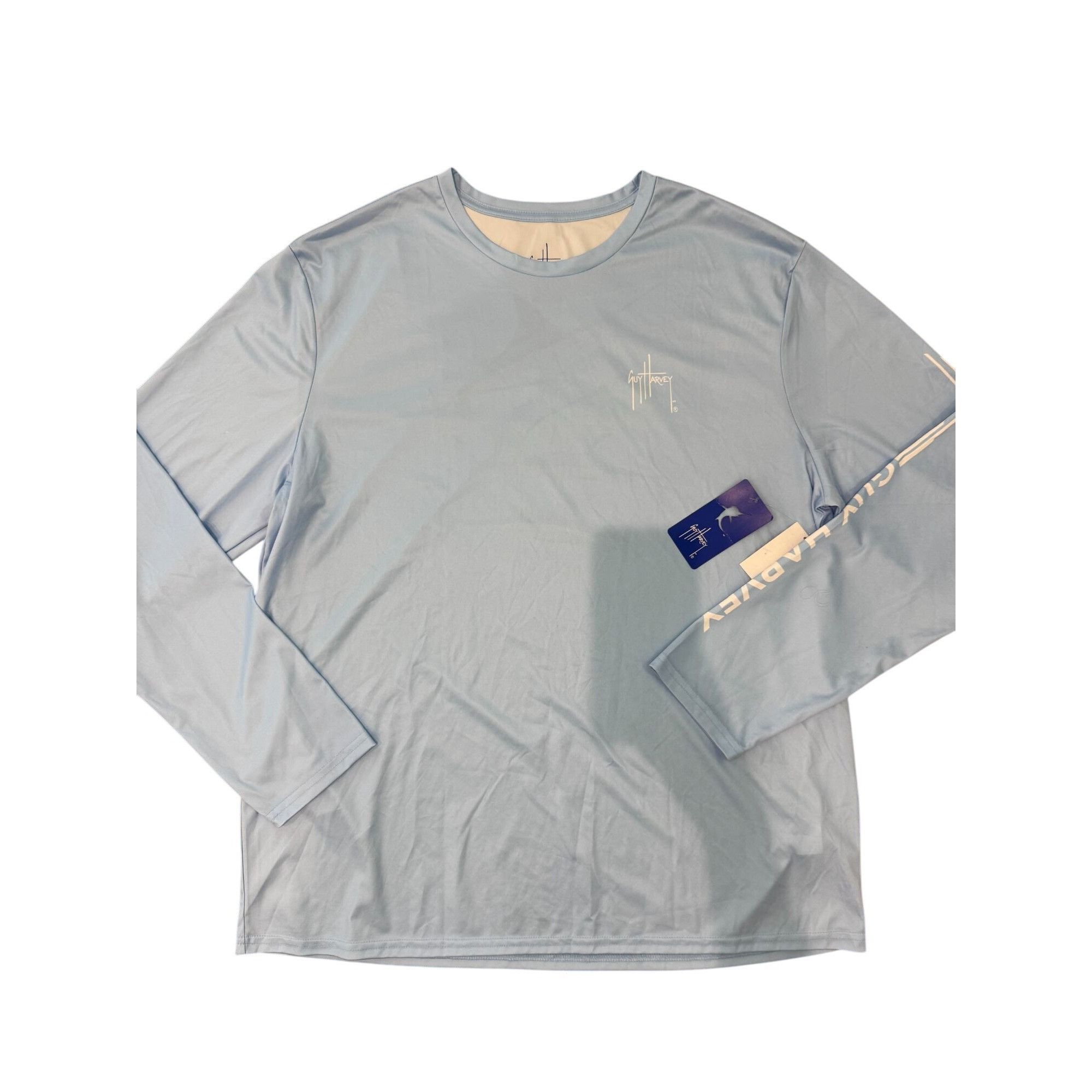 Guy Harvey GUY HARVEY Men's UPF 30 Sun Performance Long Sleeve Shirt NW Size US XXL / EU 58 / 5 - 2 Thumbnail