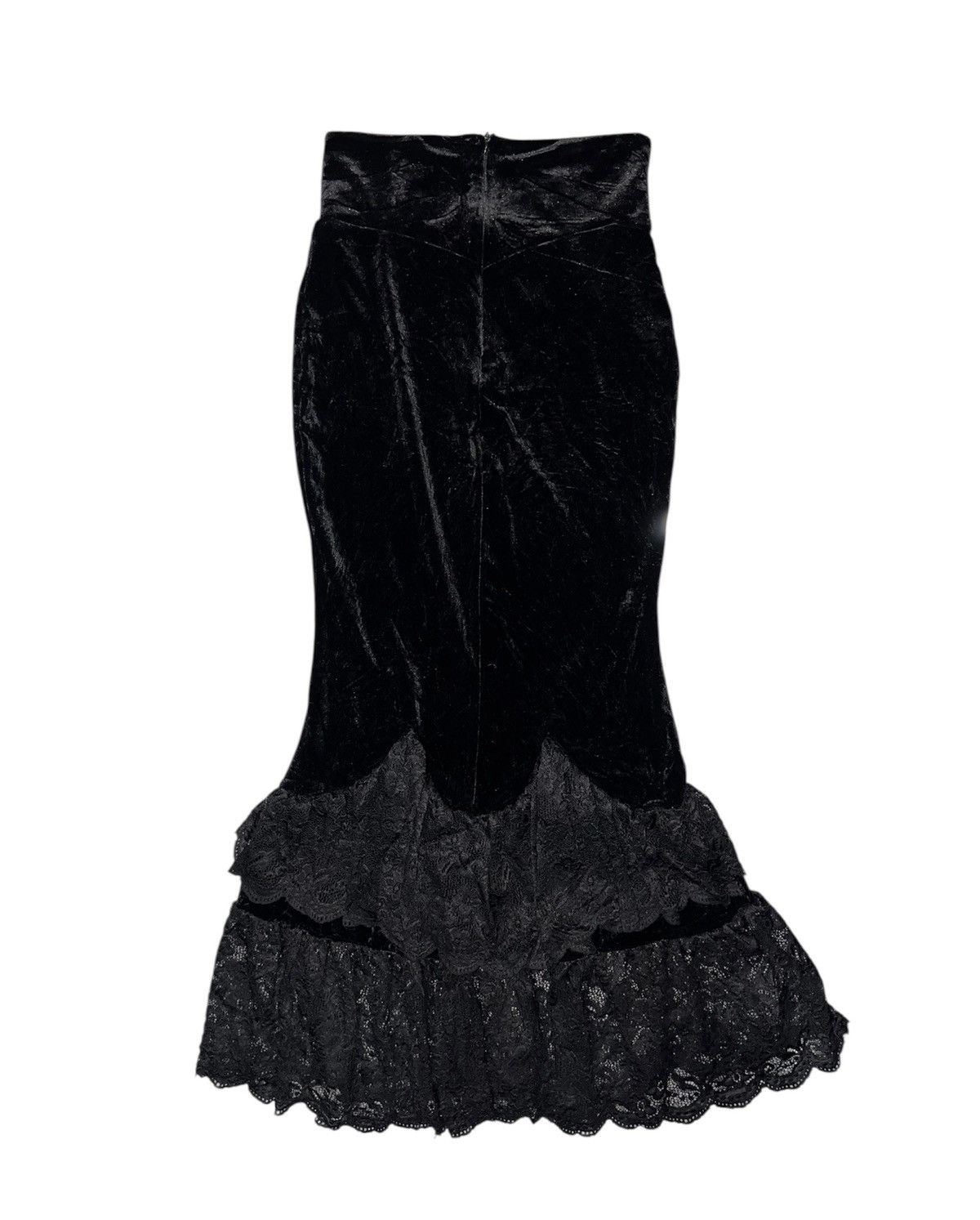 Vivienne Westwood Velvet lace mermaid skirt 💃🏻➕ Size 25" / US 0 / IT 36 - 3 Thumbnail