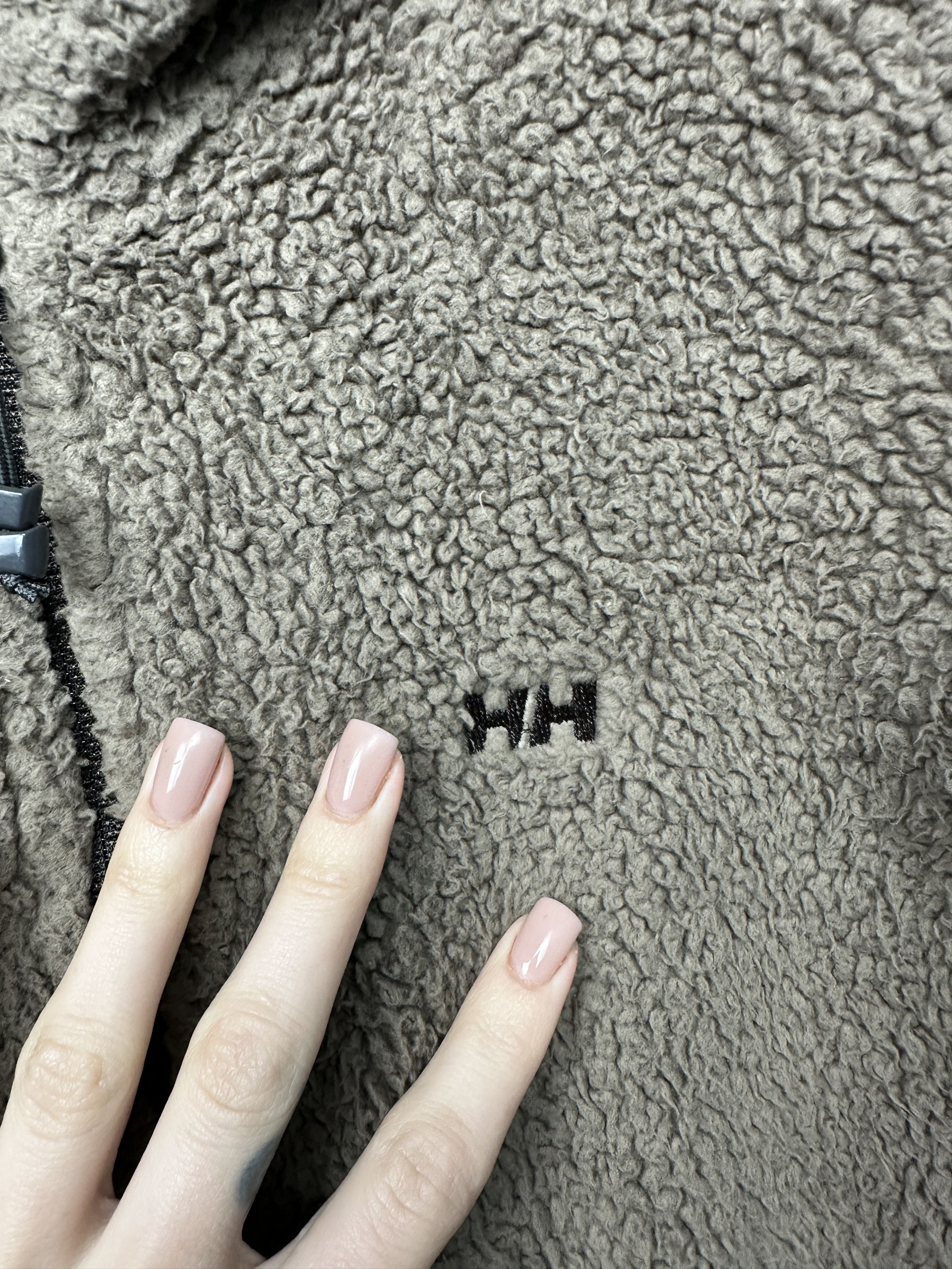Helly Hansen × Vintage Helly Hansen Vintage Mens Teddy Sherpa Fleece Jacket Hoodie Size US L / EU 52-54 / 3 - 3 Thumbnail