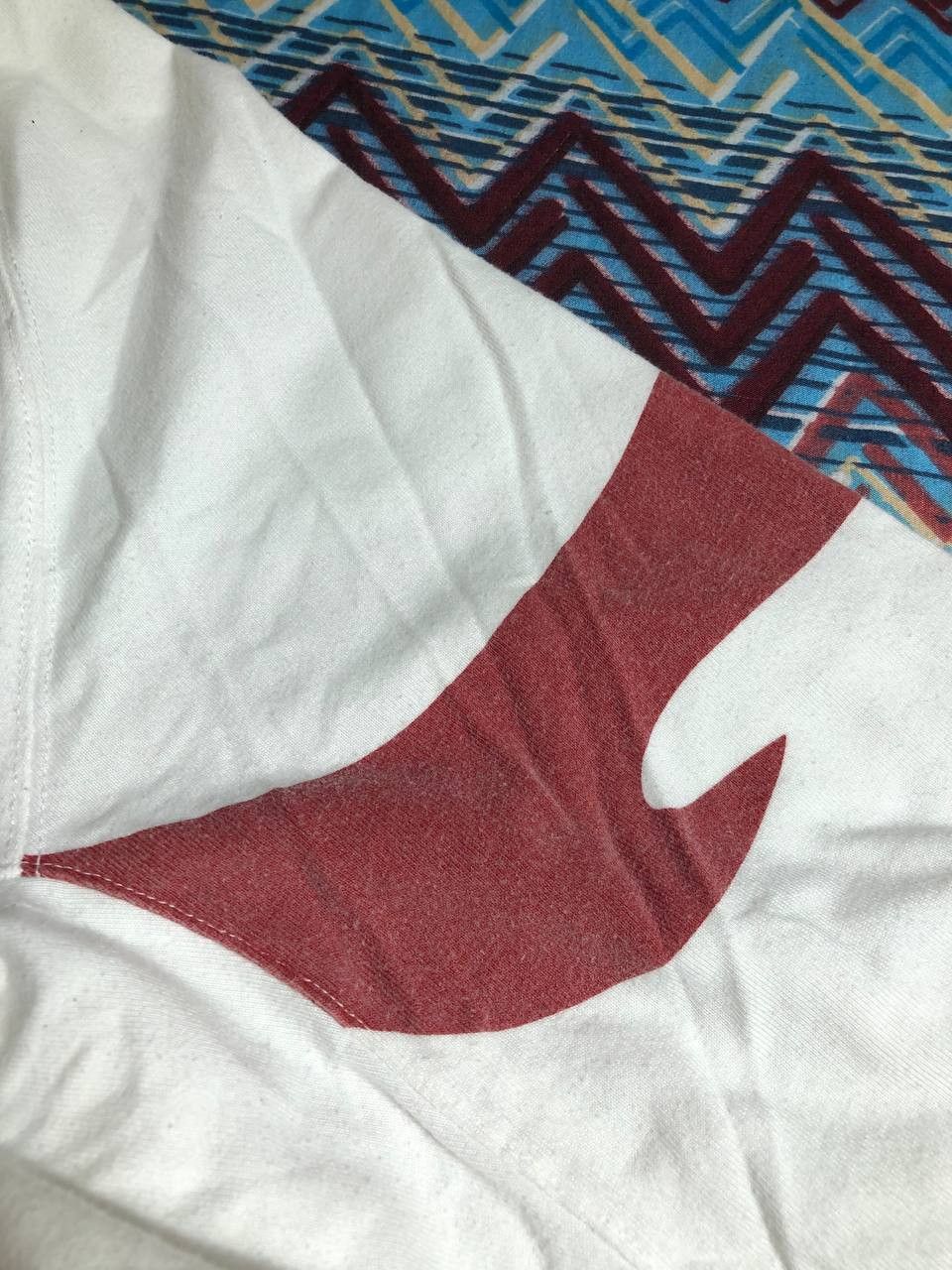Nike × Vintage 90s Nike Central Swoosh Vintage Y2K Oversized Retro T-Shirt Size US XXL / EU 58 / 5 - 10 Thumbnail