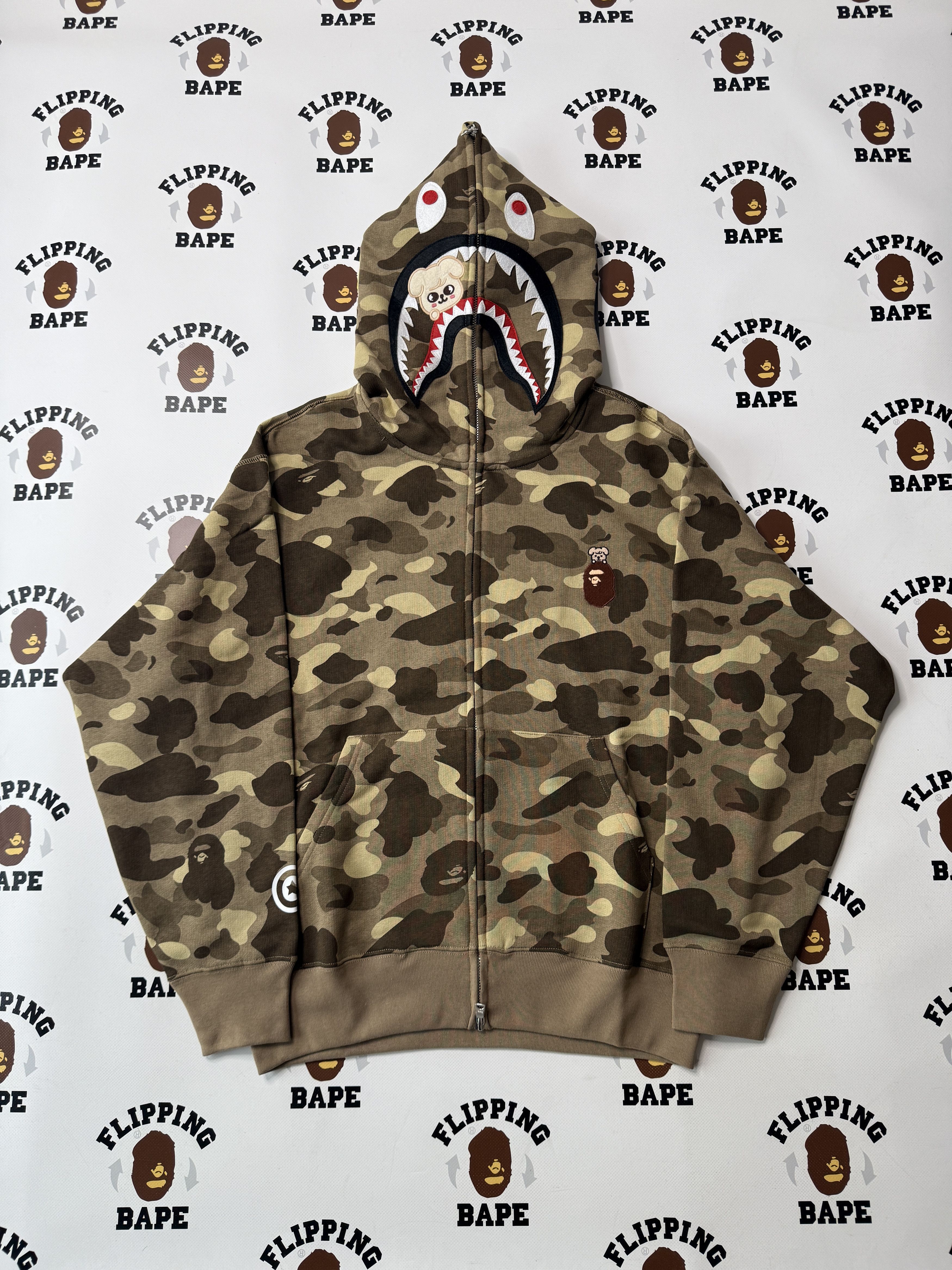 Bape BAPE X STRAYKIDS PUPPYM SHARK FULL ZIP HOODIE Size US S / EU 44-46 / 1 - 1 Thumbnail
