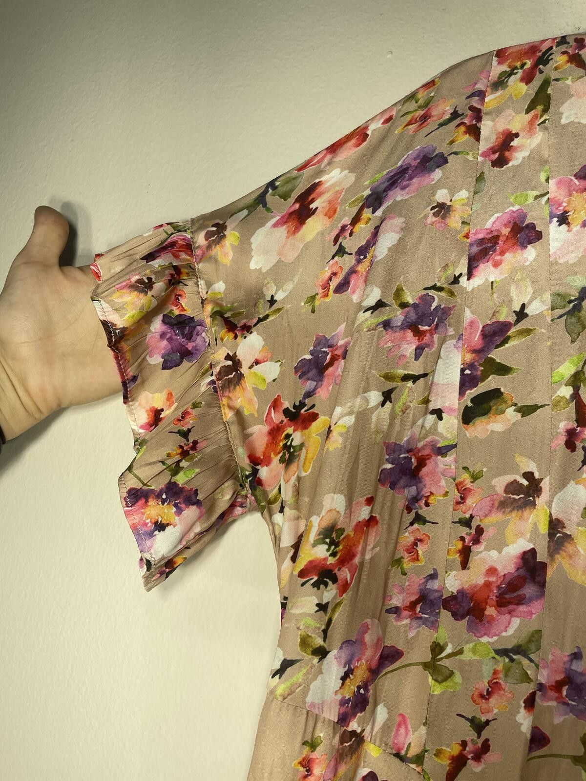dylan Anthropologie Dolan Mitzi Floral Pleated Blouse XS Garden Size XS / US 0-2 / IT 36-38 - 7 Thumbnail