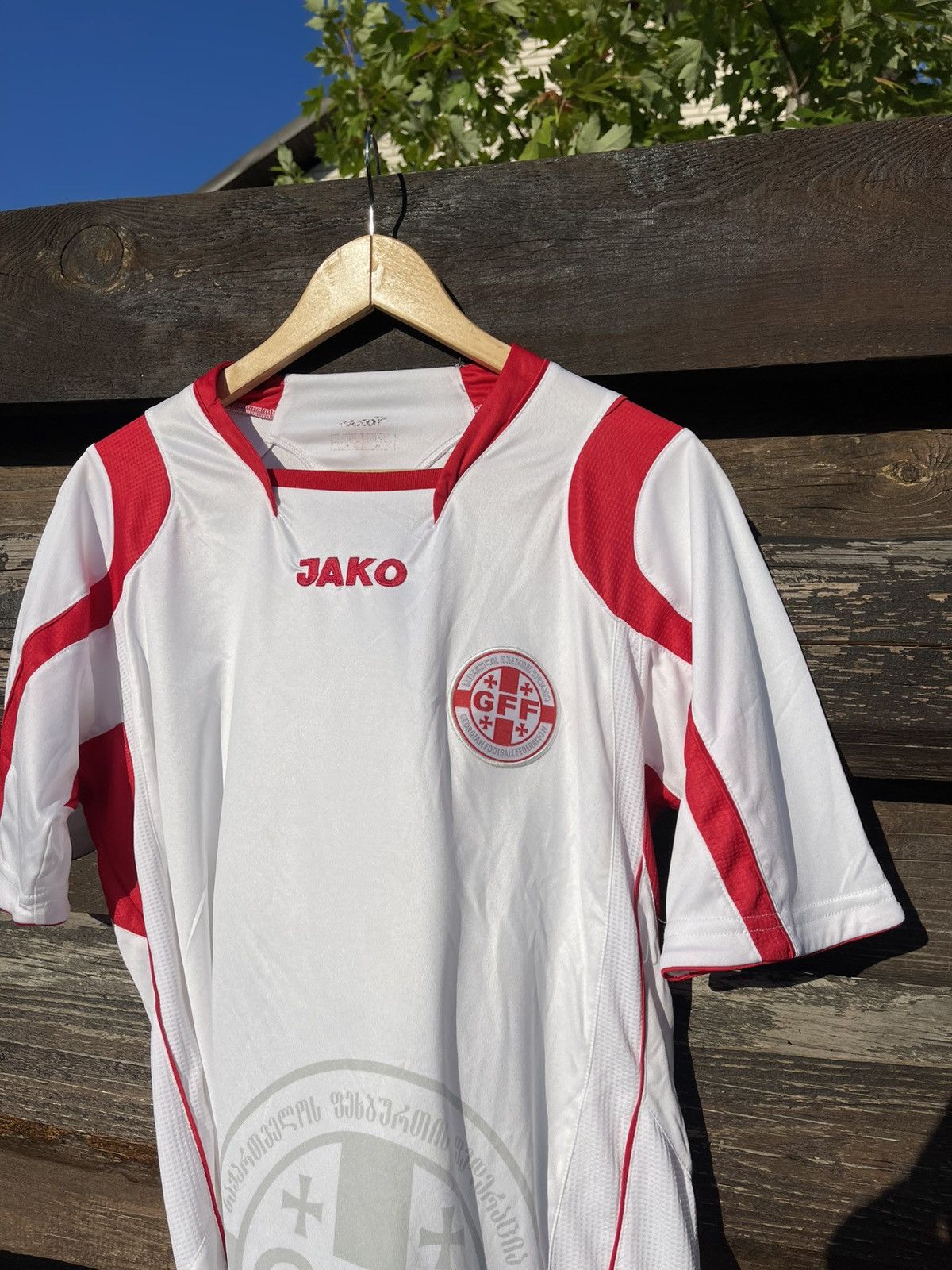 Vintage 2008 Very Rare Jako Georgia Home Jersey Soccer Vintage Size US XL / EU 56 / 4 - 5 Thumbnail