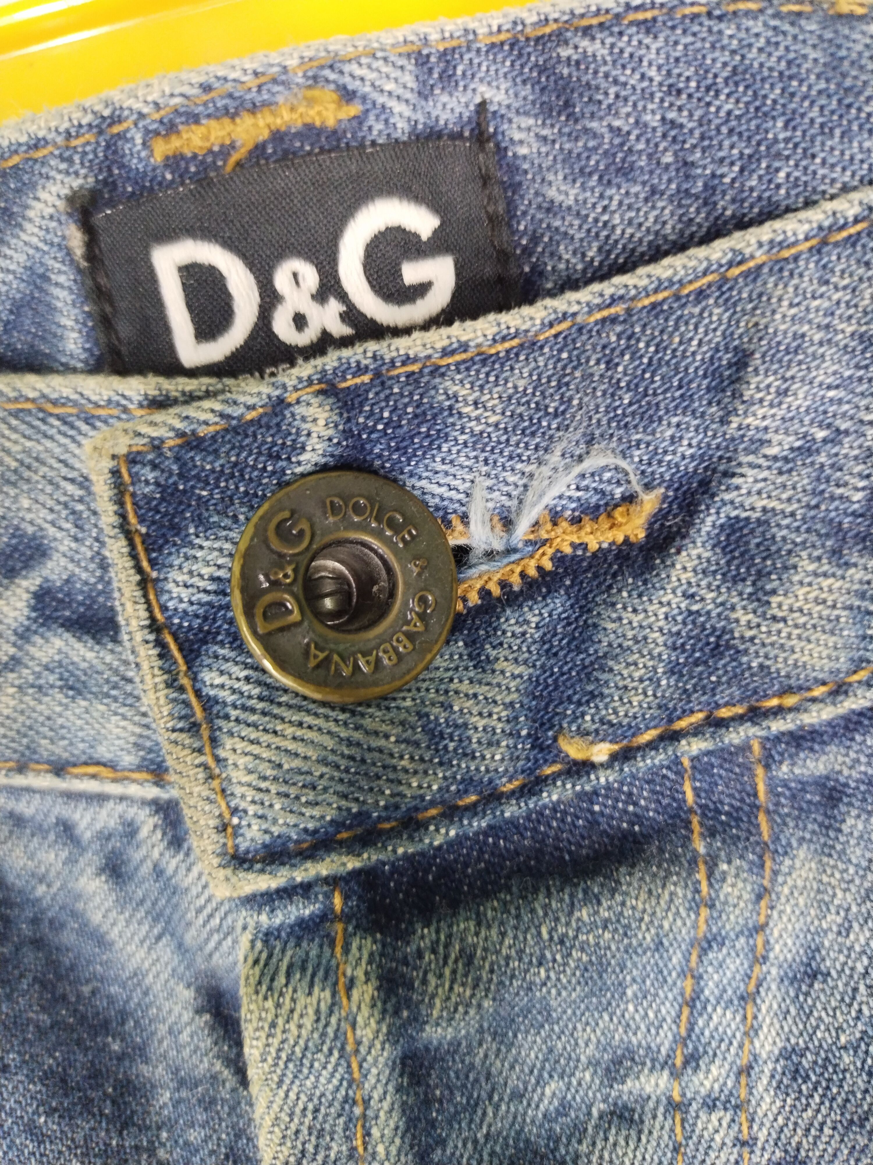 Dolce & Gabbana Dolce And Gabbana Vintage Denim Jeans Size US 37 - 5 Thumbnail