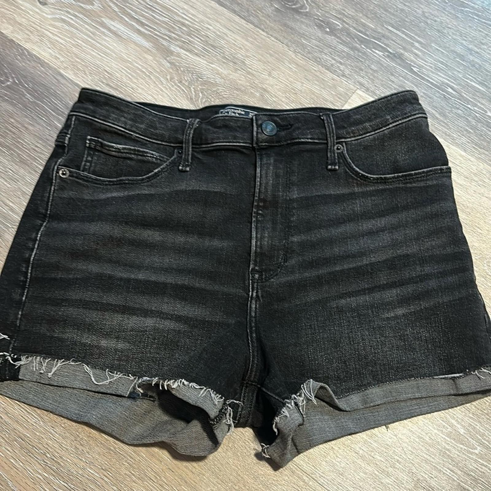 Abercrombie & Fitch Abercrombie & Fitch Simone High Rise Jean Short 29/8 stretch Size 30" / US 8 / IT 44 - 2 Thumbnail