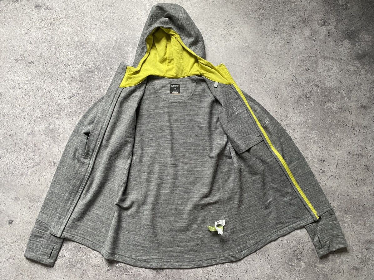 Icebreaker Icebreaker GT Merino Gray And Yellow Zip-Up Jacket Women’s Size S / US 4 / IT 40 - 9 Thumbnail