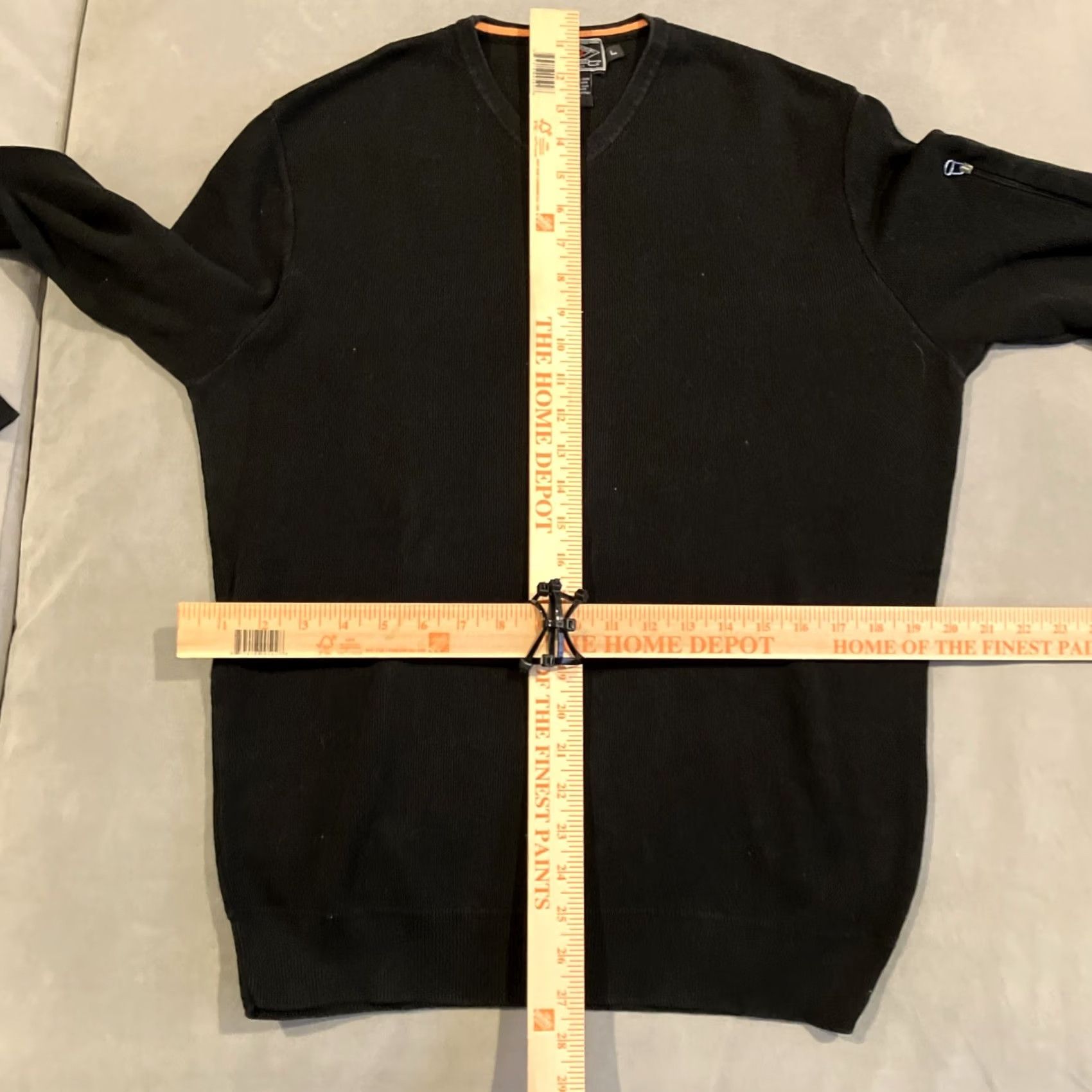 RLX Ralph Lauren Vintage RLX Ralph Lauren Black V Neck Sweater - Large - Size Size US L / EU 52-54 / 3 - 4 Thumbnail
