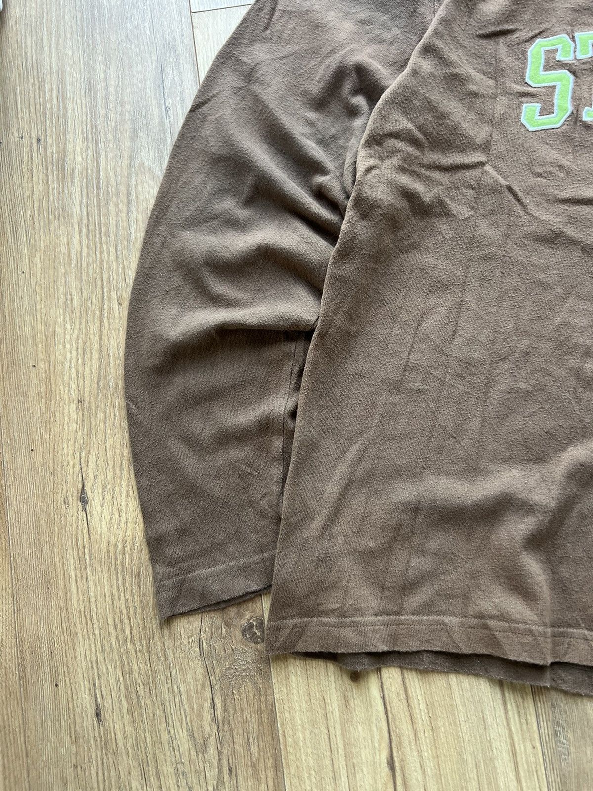 Stussy 00’s STUSSY SPELLOUT Y2K CREWNECK BIG LOGO LONGSLEEVE Size US L / EU 52-54 / 3 - 4 Thumbnail