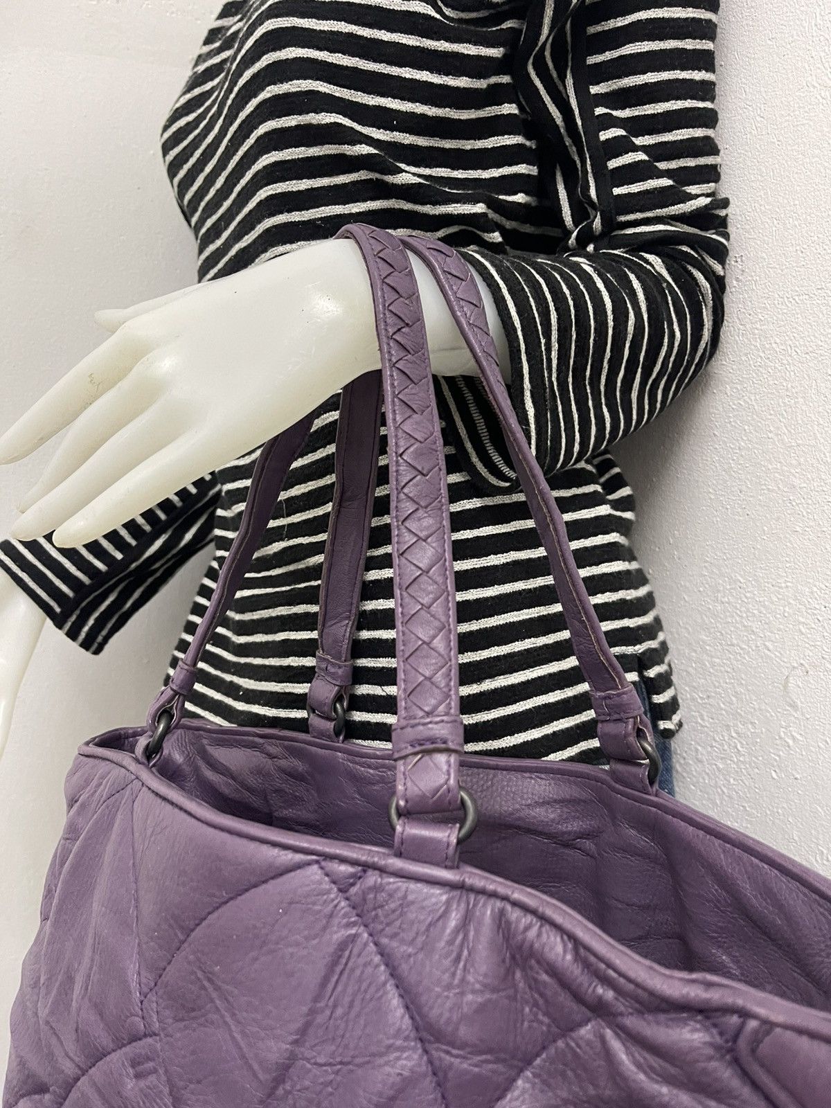 Bottega Veneta Purple Bottega Veneta Soft Nappa leather handbag Size ONE SIZE - 11 Thumbnail