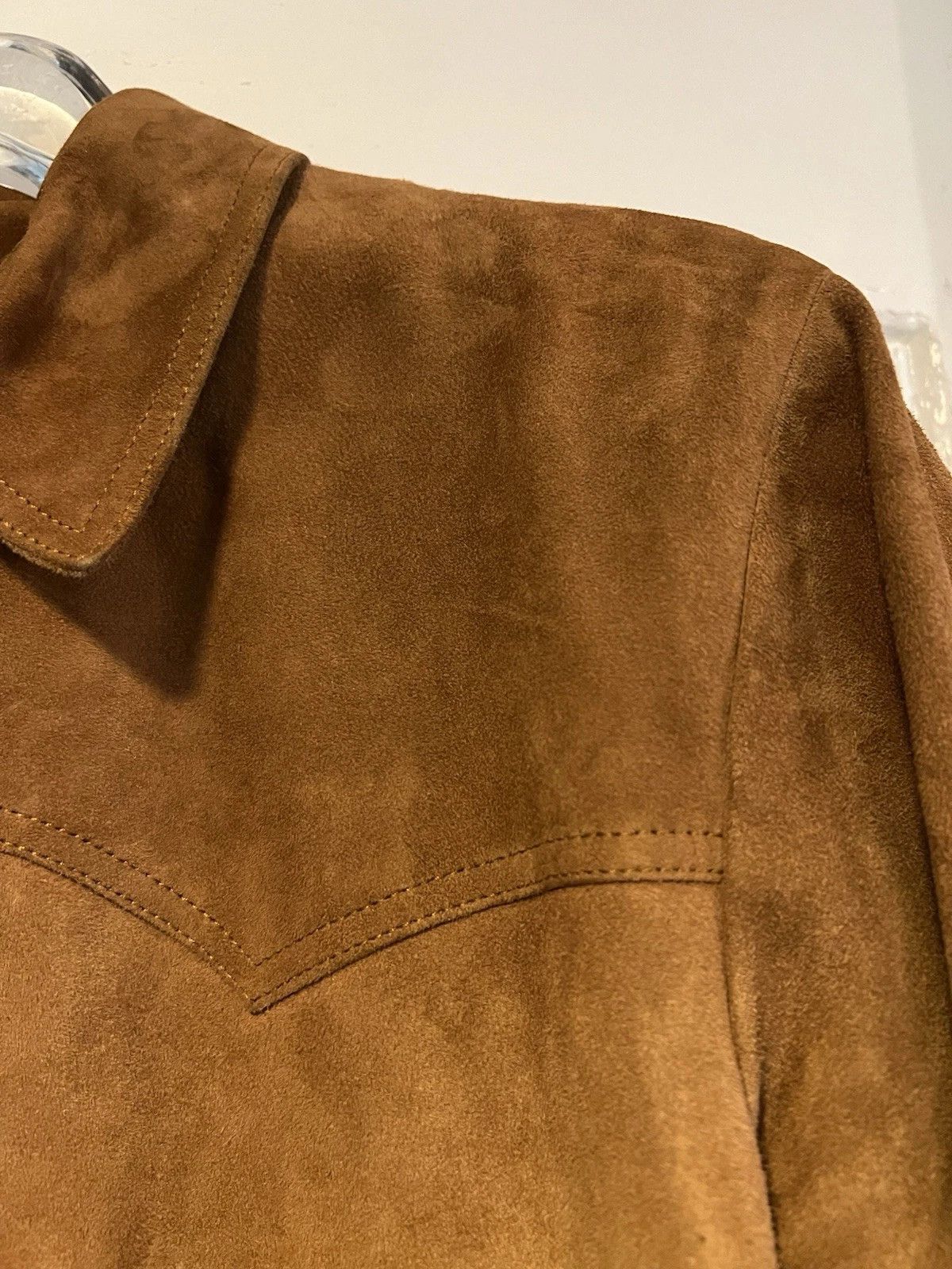Celine Celine Brown Suede Western Jacket NWT - 52 - SS19 Slimane Size US L / EU 52-54 / 3 - 5 Thumbnail
