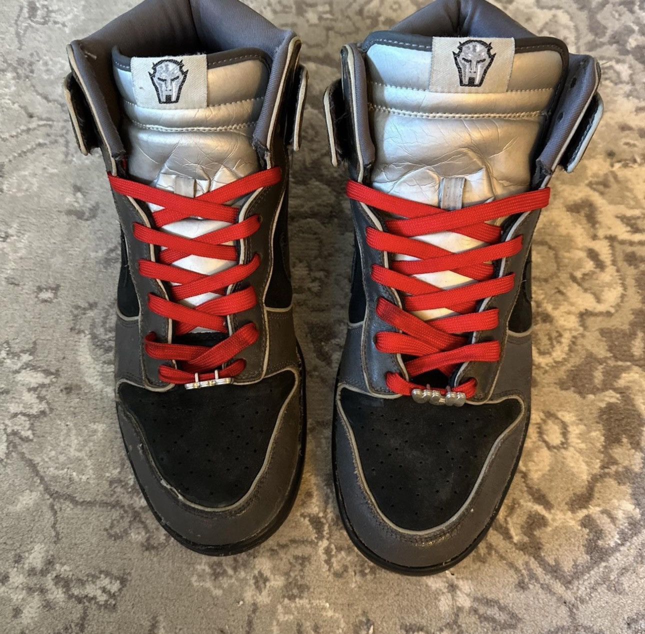 Nike Nike sb Dunk high MF DOOM 2007 Size US 11.5 / EU 44-45 - 3 Thumbnail