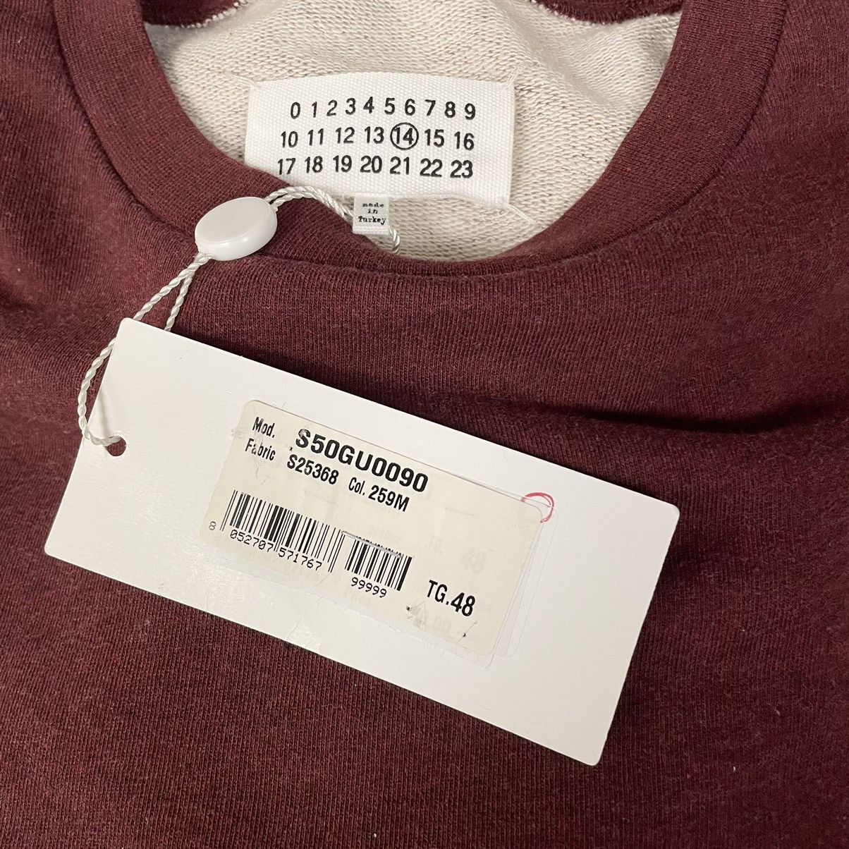 Maison Margiela Sample ‘Distressed Elbow Patch’ Sweat Shirt Size US M / EU 48-50 / 2 - 3 Thumbnail
