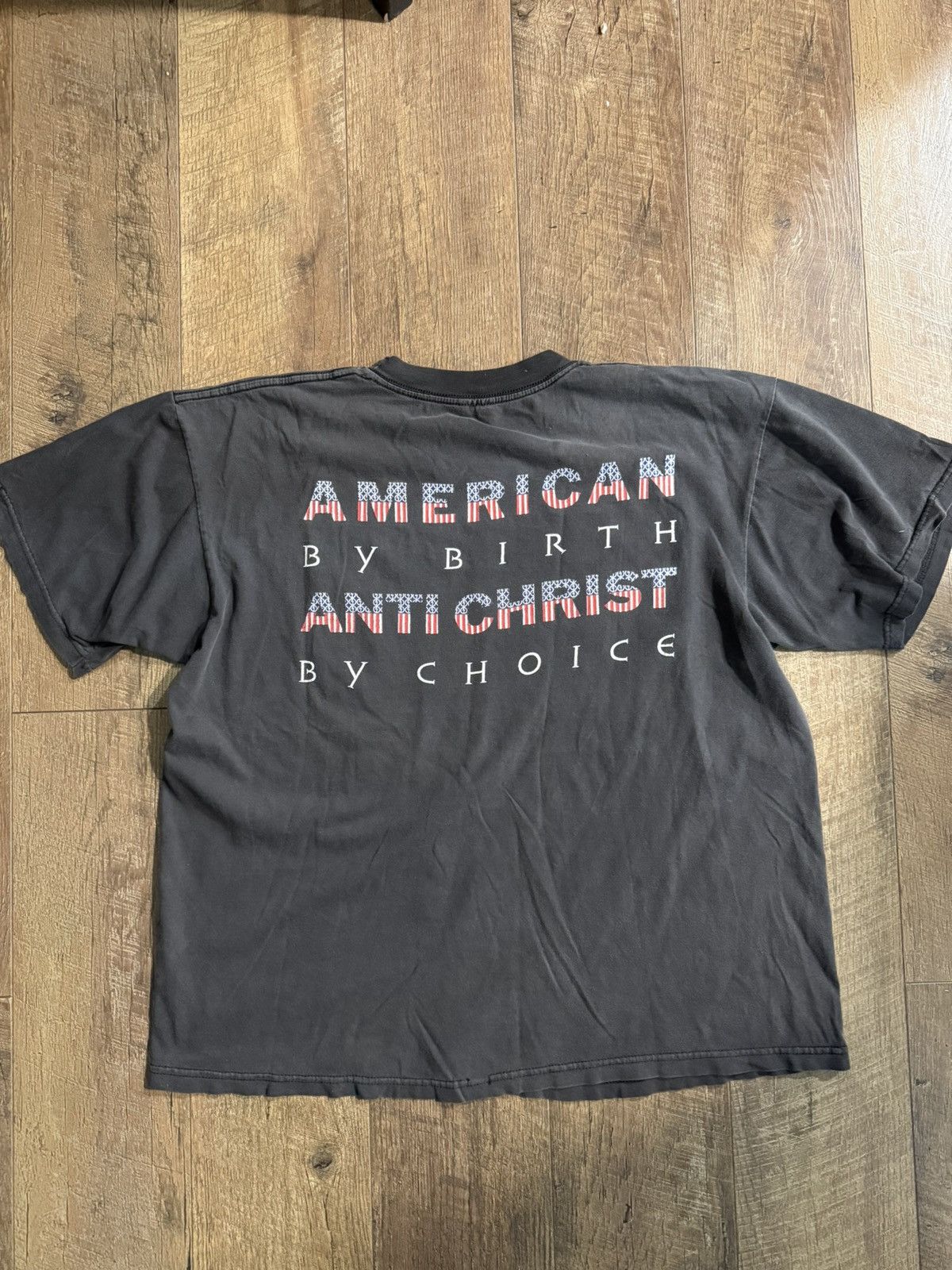 Marilyn Manson Marilyn Manson American Antichrist Vintage Tshirt Size US L / EU 52-54 / 3 - 3 Thumbnail