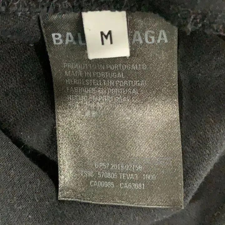 Balenciaga Balenciaga Logo Print Black Short Sleeve T. Size US M / EU 48-50 / 2 - 6 Thumbnail