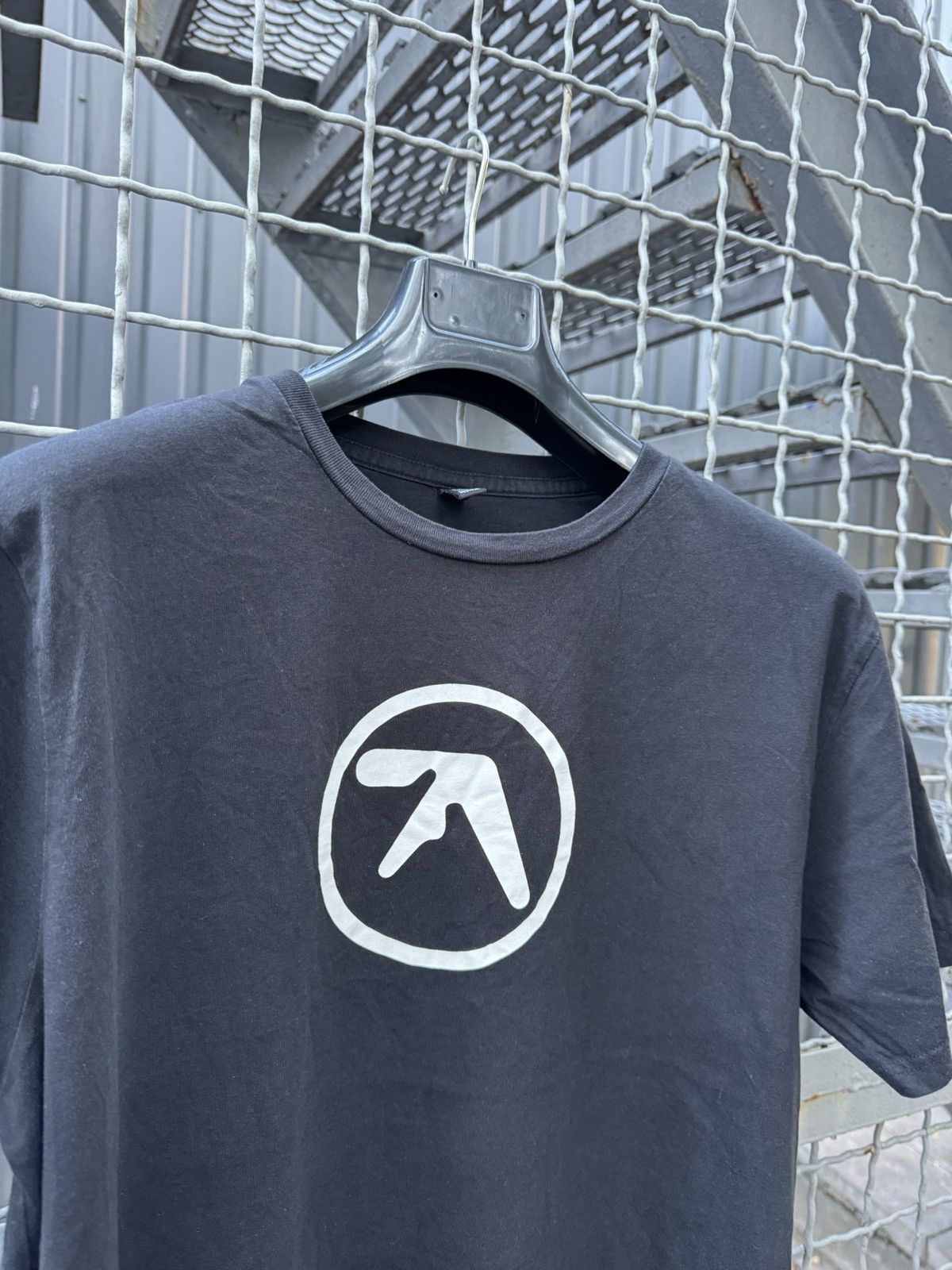 Band Tees Aphex Twin T Shirt Logo Dj Size US XL / EU 56 / 4 - 4 Thumbnail