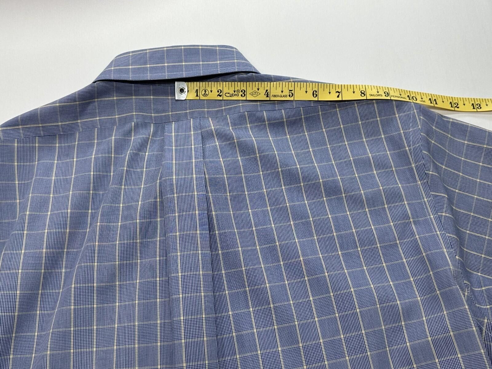 Brooks Brothers Brooks Brothers Non-Iron Cotton Oxford Button Up Blue Men XL Size US XL / EU 56 / 4 - 5 Thumbnail