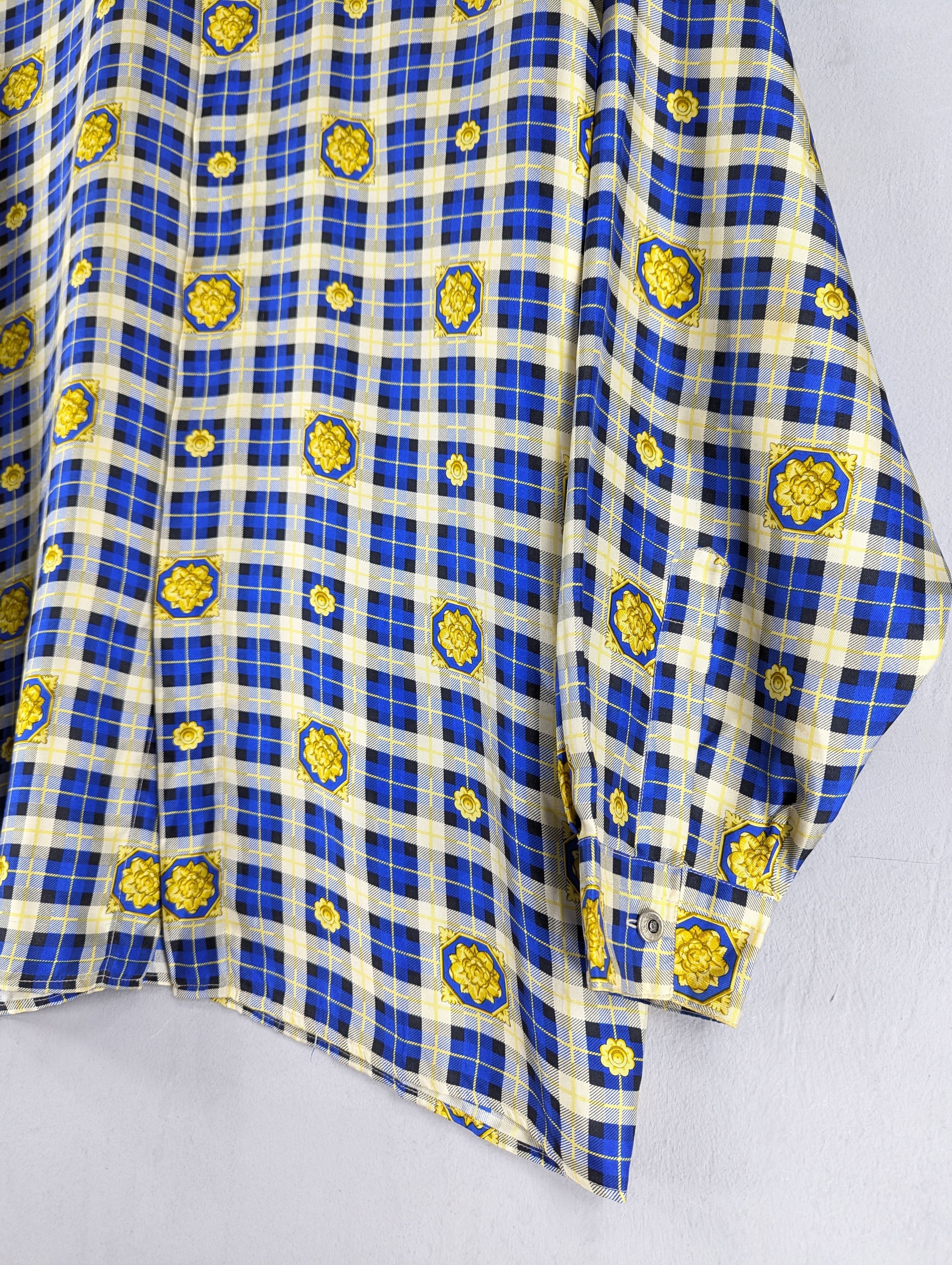 Versace Versace Classic V2 Silk Shirt Size US L / EU 52-54 / 3 - 4 Thumbnail