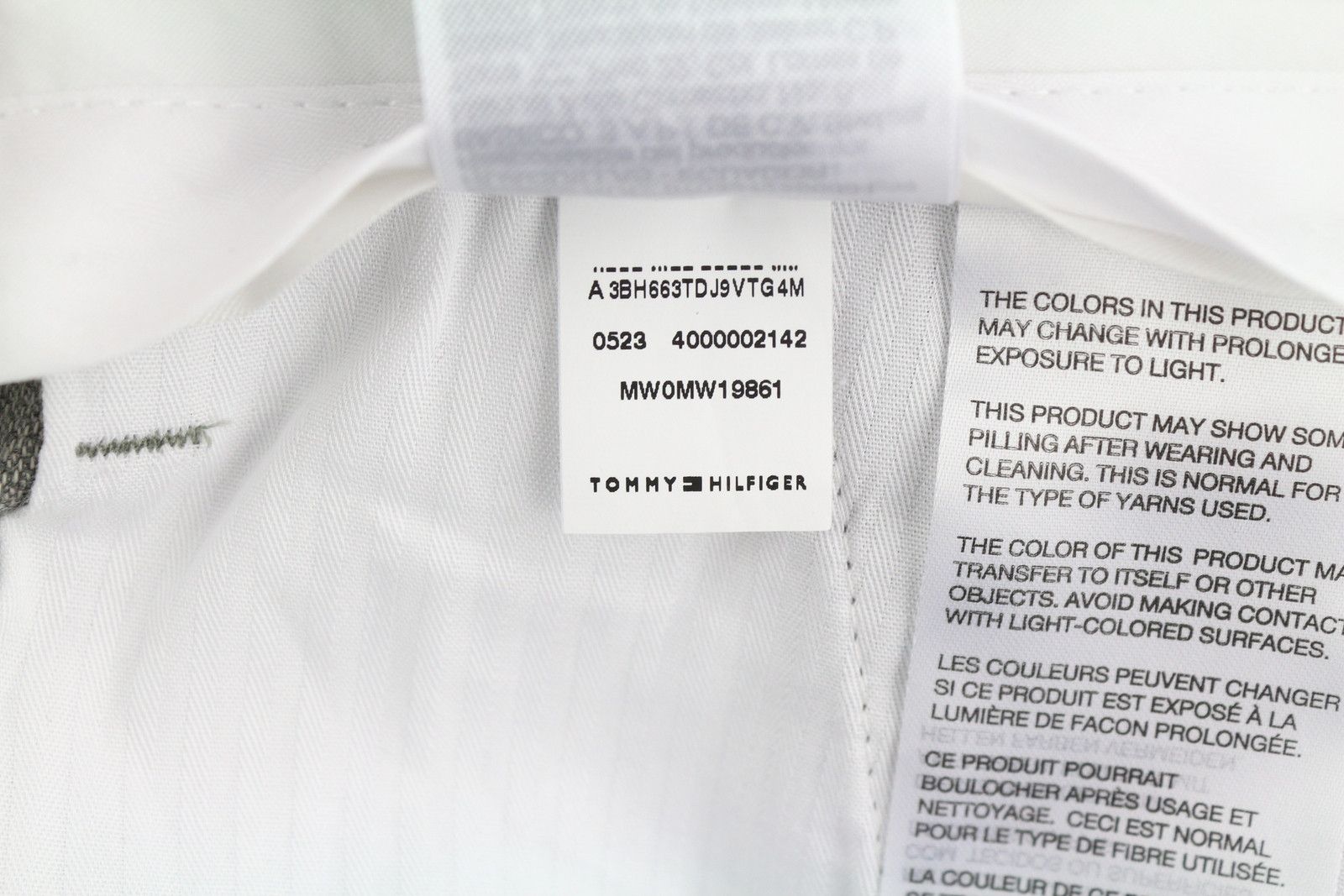 Tommy Hilfiger BLEECKER STRETCH W36/L32 Melange Grey Slim Trousers 85135 Size US 36 / EU 52 - 11 Thumbnail
