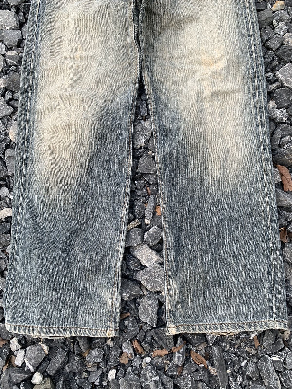 Edwin VINTAGE EDWIN 505Z SELVEDGE RUSTY JAPANESE DISTRESSED DENIM Size US 34 / EU 50 - 7 Thumbnail