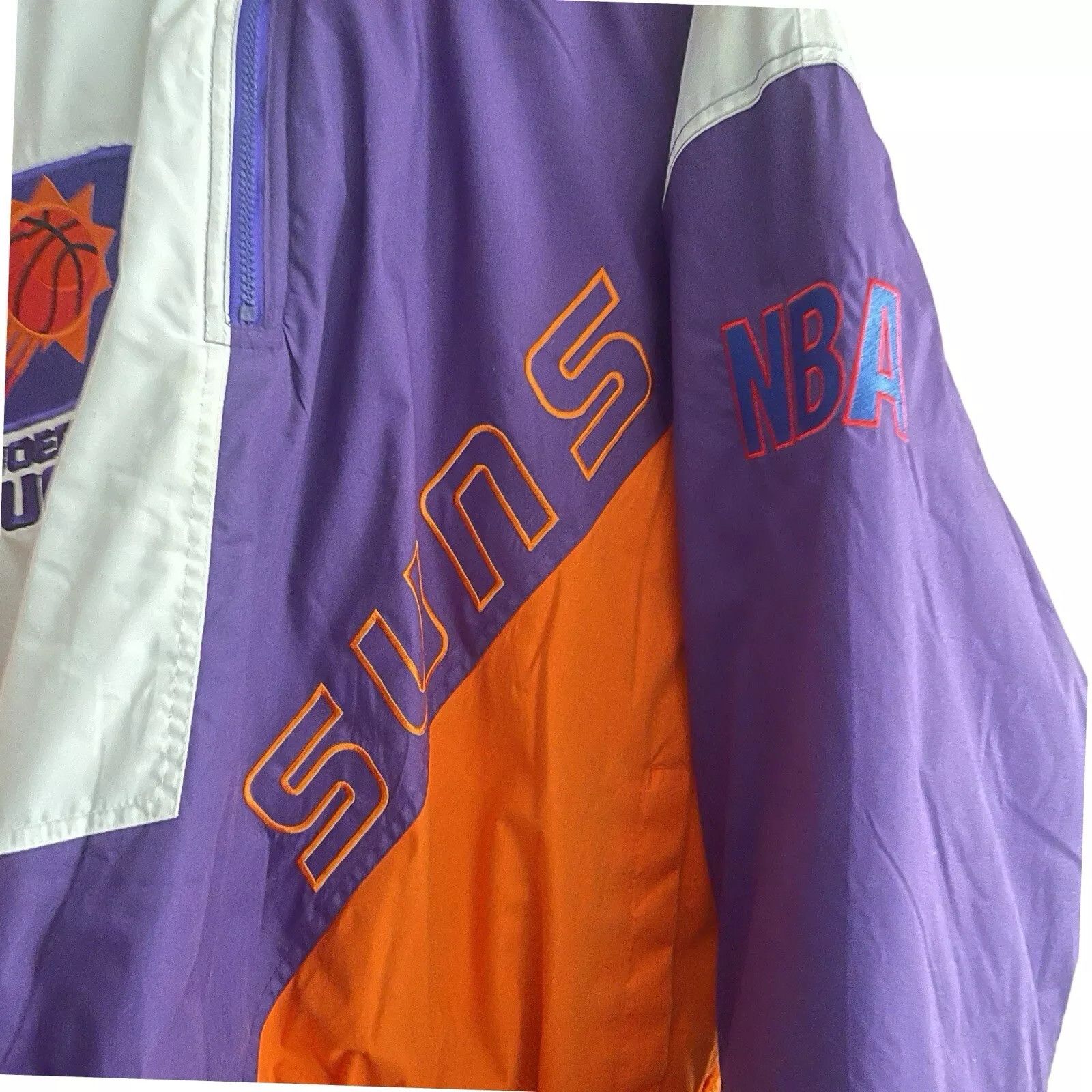 NBA × Pro Player × Vintage Pro Player Starter Phoenix Suns Quarter-Zip Jacket Men’s XL Size US XL / EU 56 / 4 - 6 Thumbnail