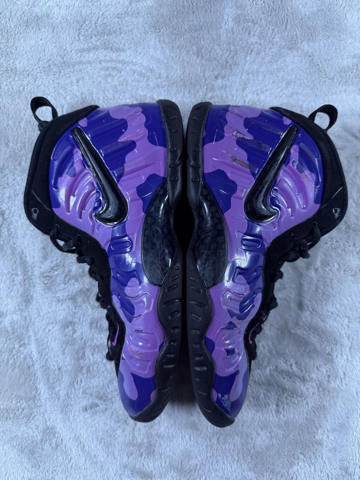 Nike Nike Shoes Kid's 7Y Purple Foamposite Pro Camo 644792-012 Size US 7 / EU 40 - 5 Thumbnail