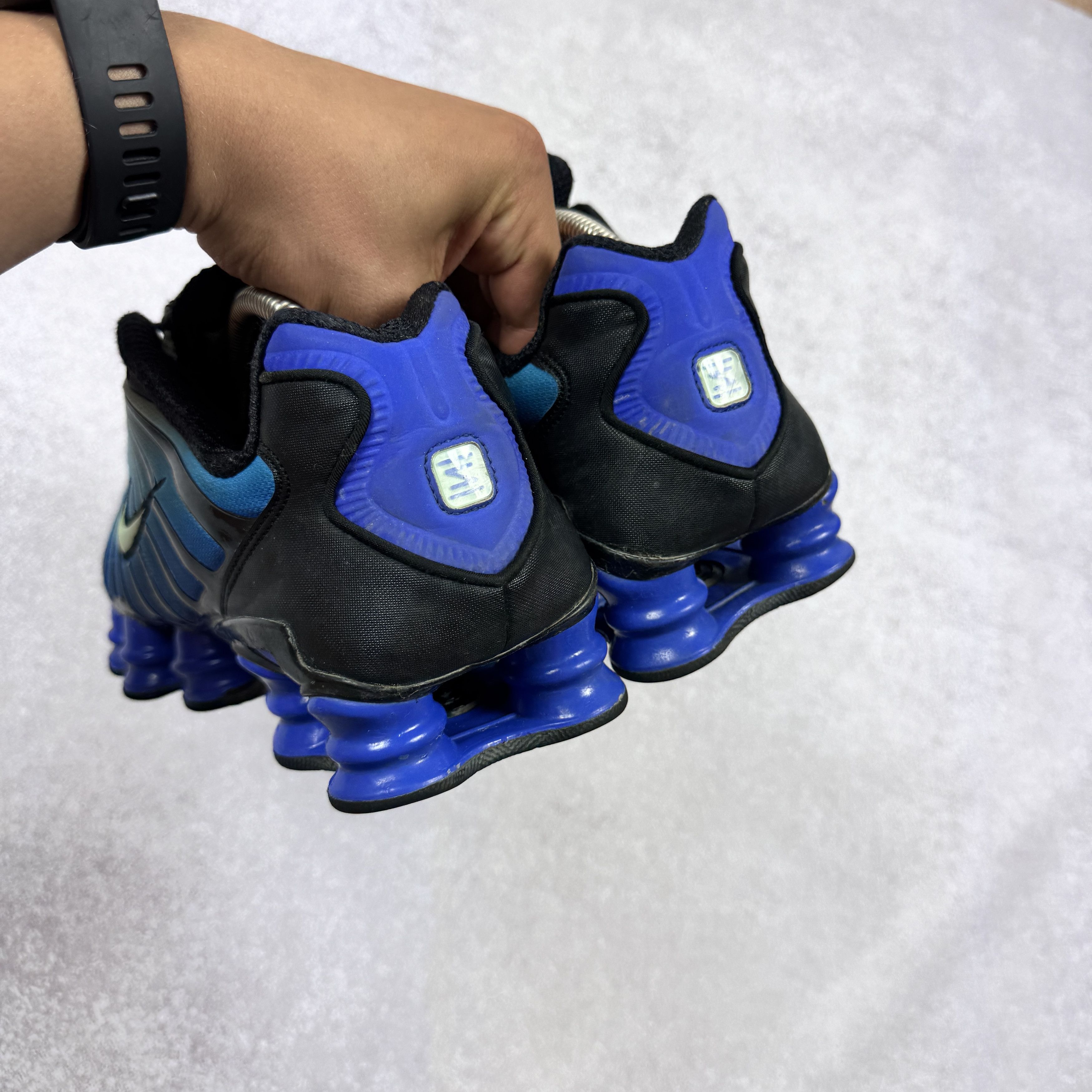 Nike Men`s Nike Shox TL AV3595-009 Blue Sneakers Size 44 / 28cm Size US 11 / EU 44 - 5 Thumbnail