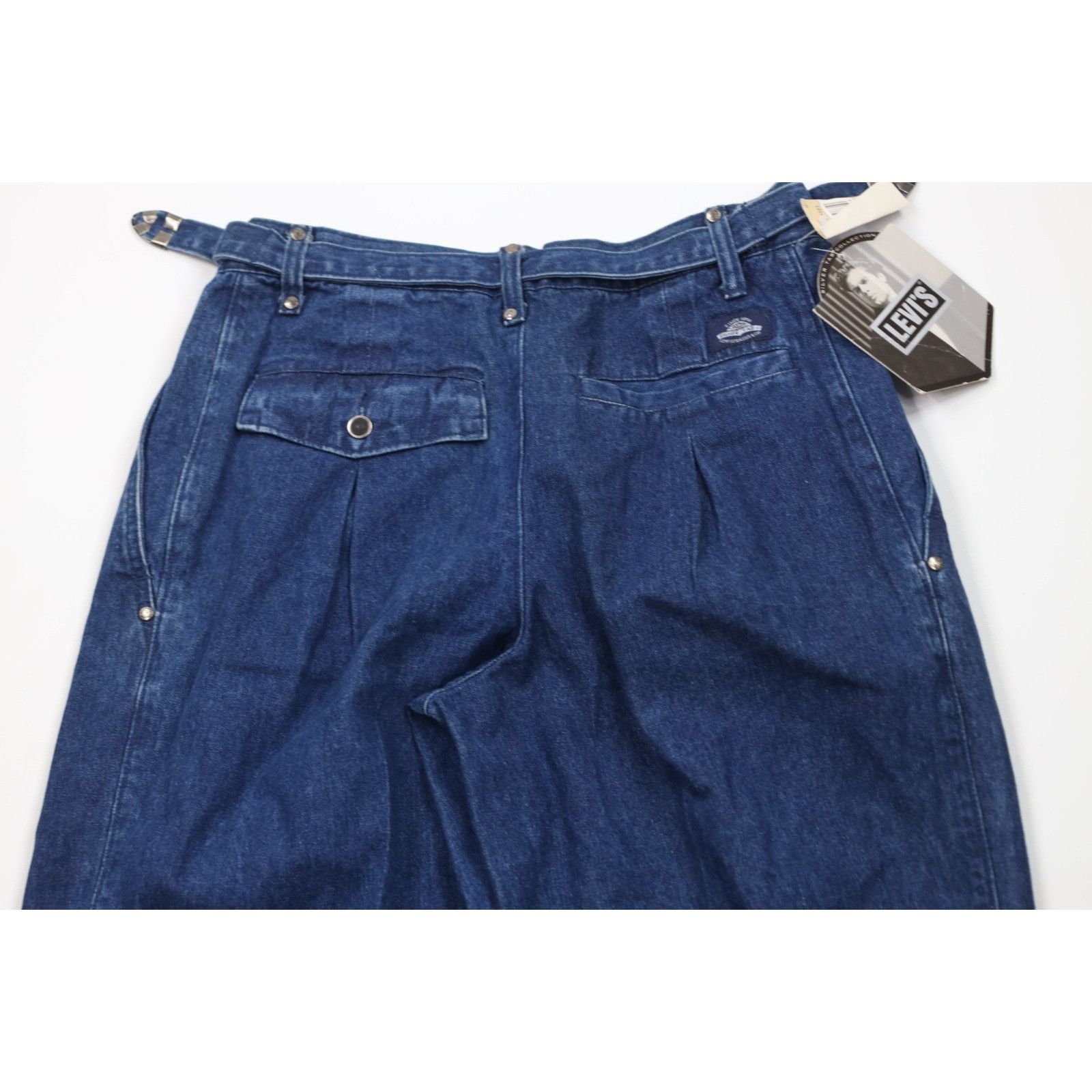 Levi's Deadstock Vintage 90s Levis SilverTab Hollywood Buckle Jeans Size US 29 - 12 Thumbnail
