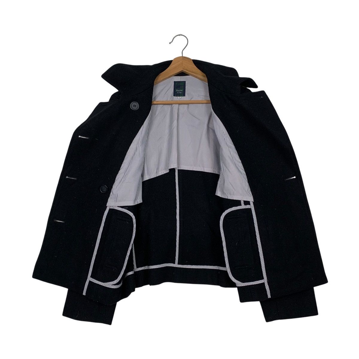 Japanese Brand Keith Double Breasted Wool Jacket Size S / US 4 / IT 40 - 11 Thumbnail